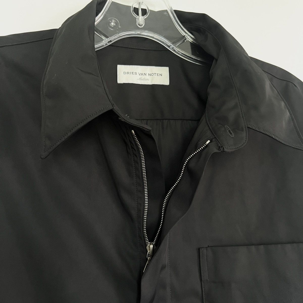 Dries Van Noten Dries Van Noten black water repellent nylon overshirt jacket Size US M / EU 48-50 / 2 - 4 Thumbnail