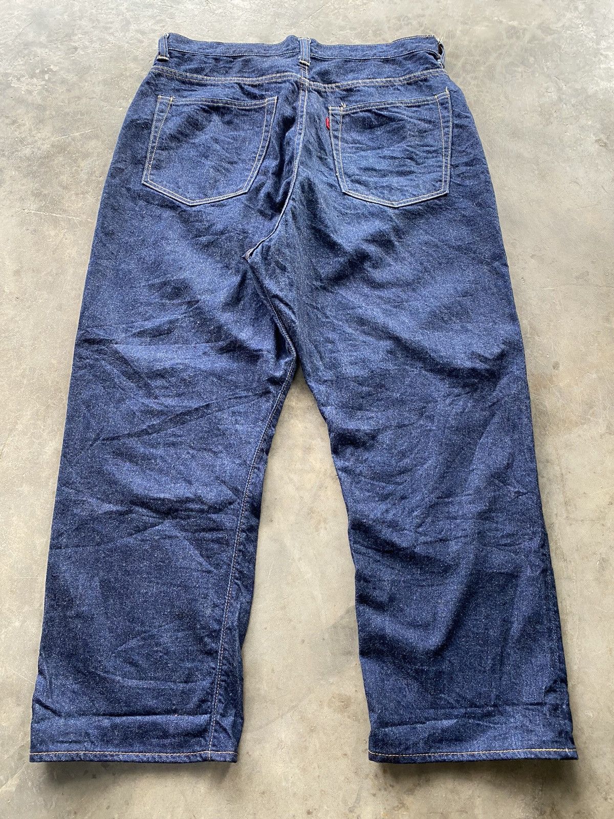 Japanese Brand × Warehouse & Co. Baggy Jeans Japanese Warehouse Denim Redline Selvedge Size US 34 / EU 50 - 1 Thumbnail