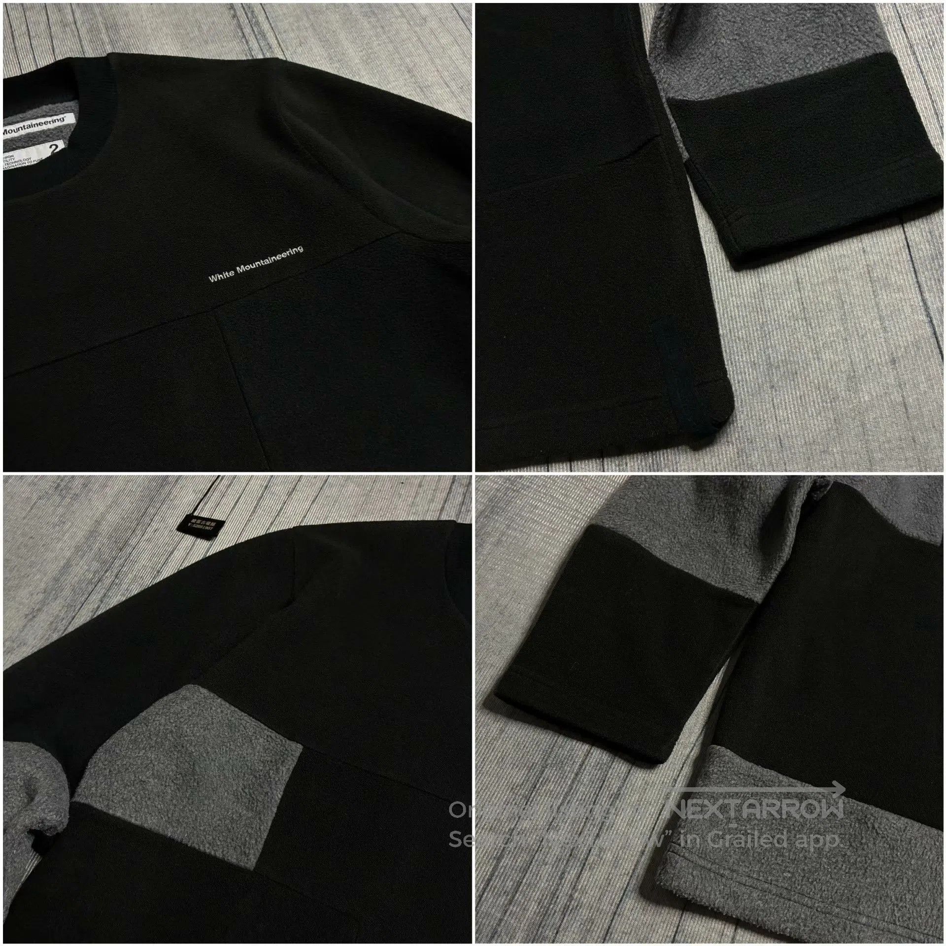 White Mountaineering White Mountaineering 21AW Fleece Sweatshirt. Size US M / EU 48-50 / 2 - 3 Thumbnail