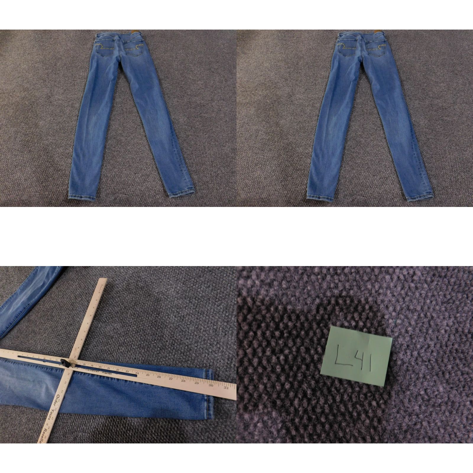 American Eagle Outfitters American Eagle Outfitters Jeans Womens 0 Long Blue Hi-Rise Jegging Next Level Stretch Denim Size 25" / US 0 / IT 36 - 8 Thumbnail