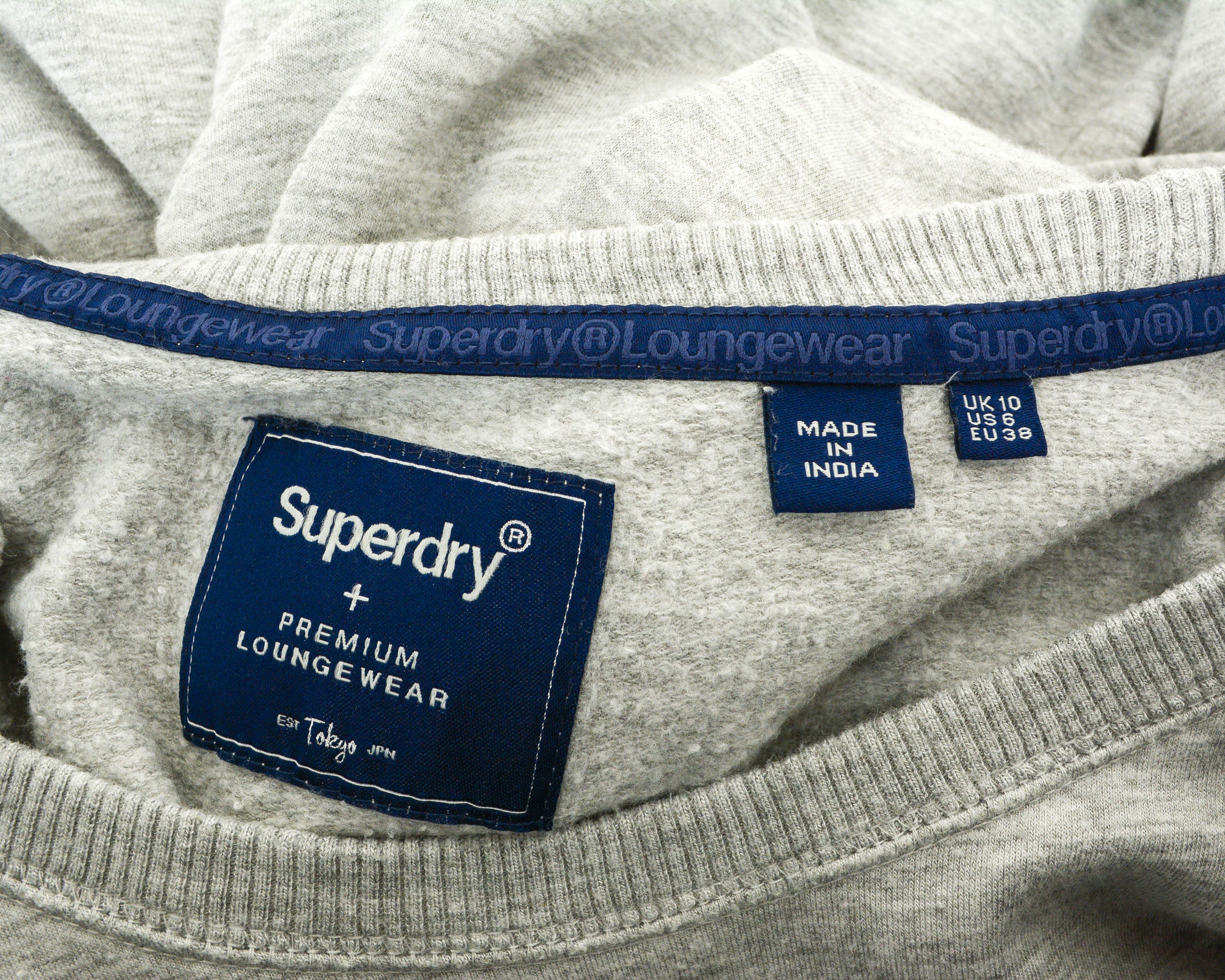 Superdry Premium Loungewear Women EU 38 Sweatshirt Sweater Pullover Size M / US 6-8 / IT 42-44 - 5 Thumbnail