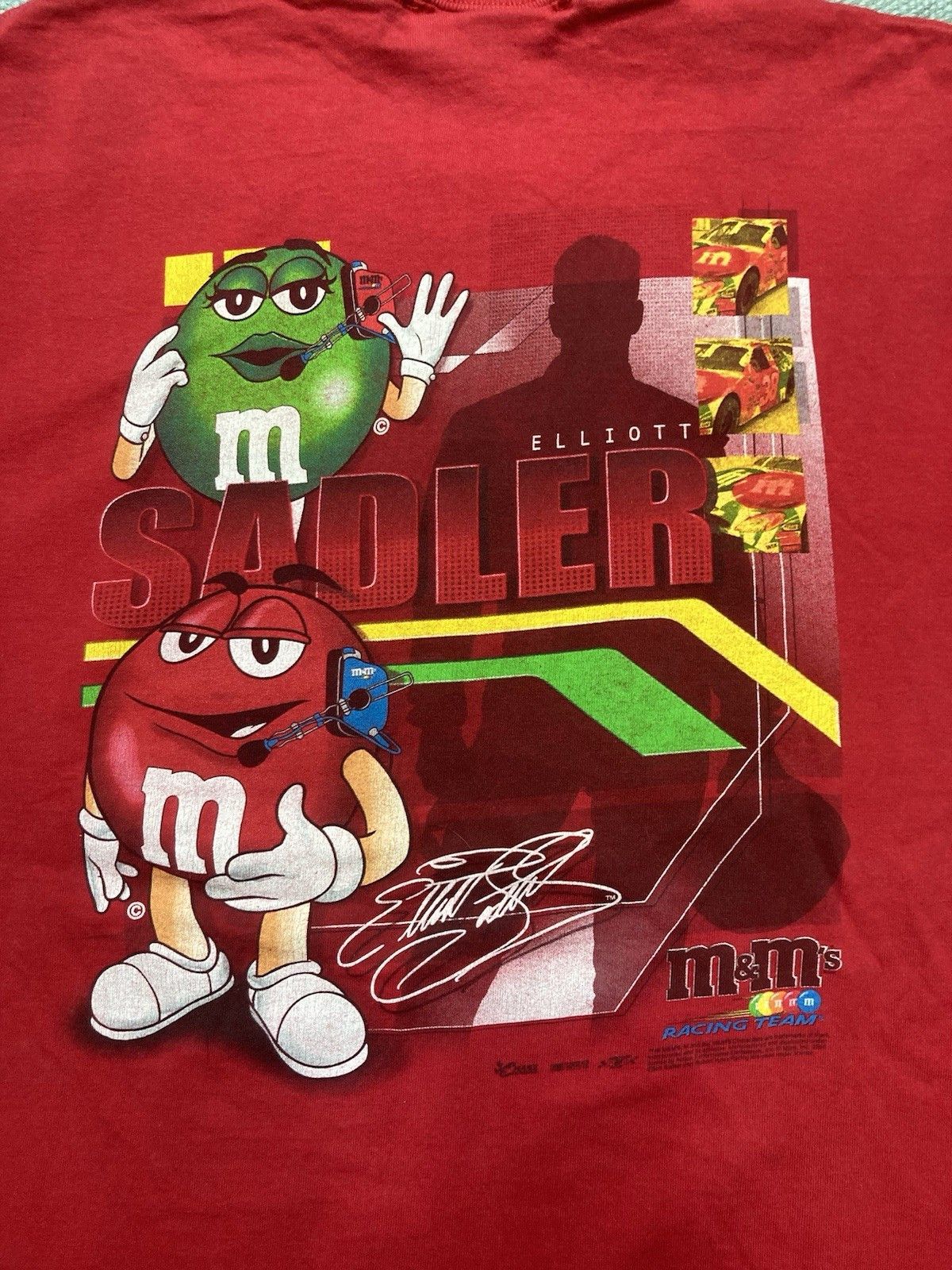 NASCAR × Vintage t shirt Elliot Sadler M&Ms racing team chase authentics M Size US M / EU 48-50 / 2 - 5 Thumbnail