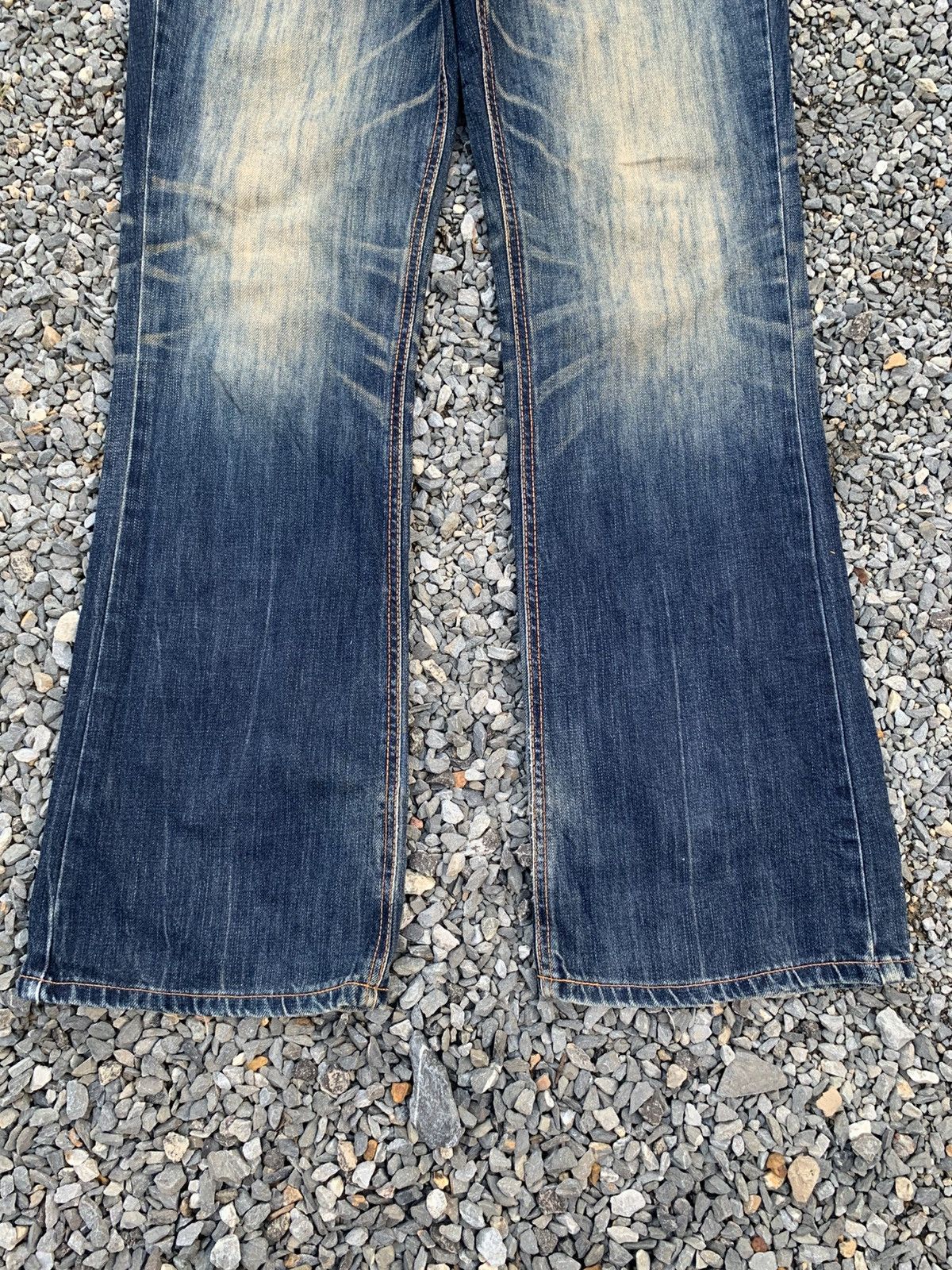 Kapital FLARE EDWIN XV CLAWNMARK NAVAJO RUSTY DISTRESSED DENIM Size US 34 / EU 50 - 6 Thumbnail
