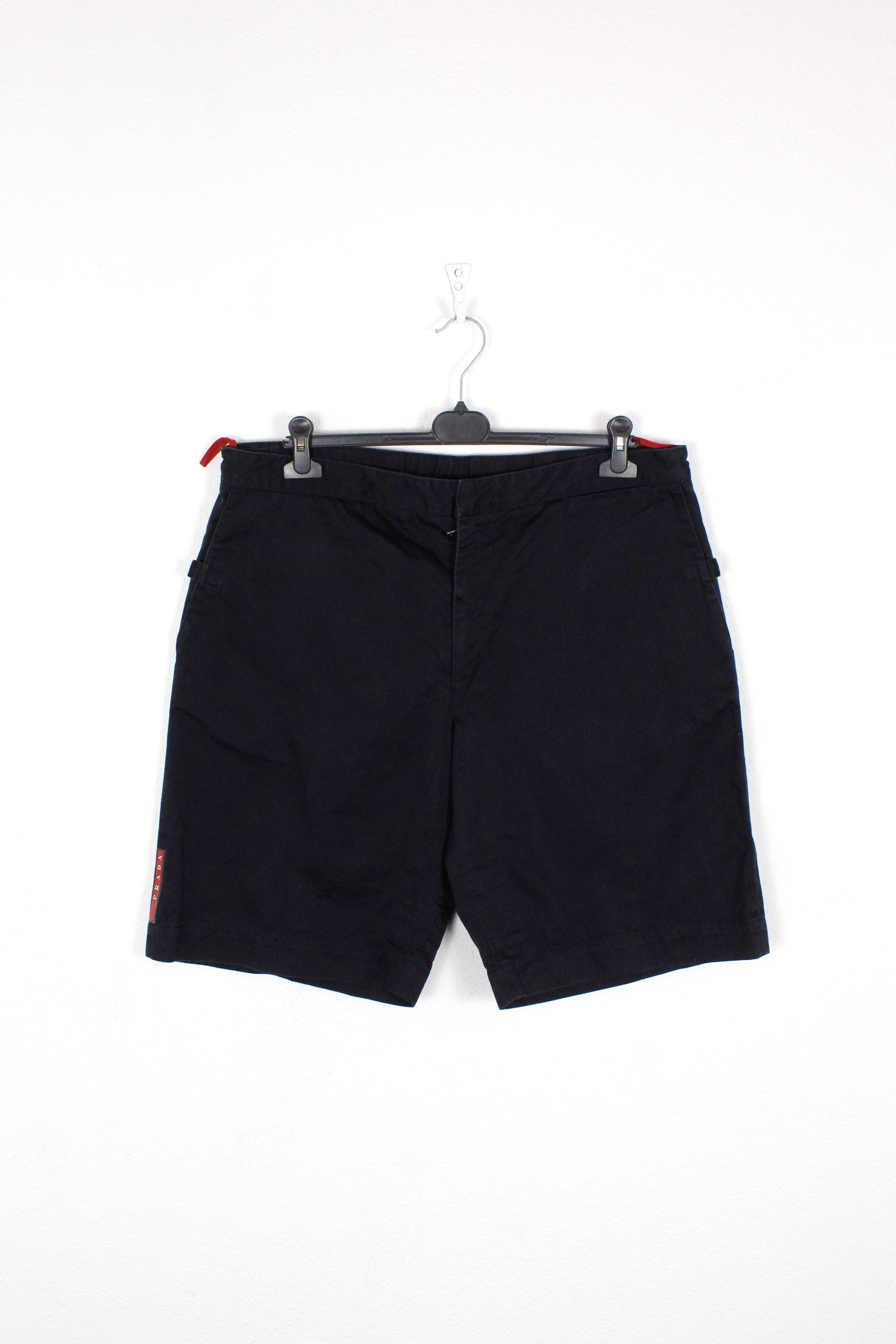 Prada Archive Prada Sport Challenge 2003 Rubber Logo Shorts Y2K Size US 38 / EU 54 - 1 Thumbnail