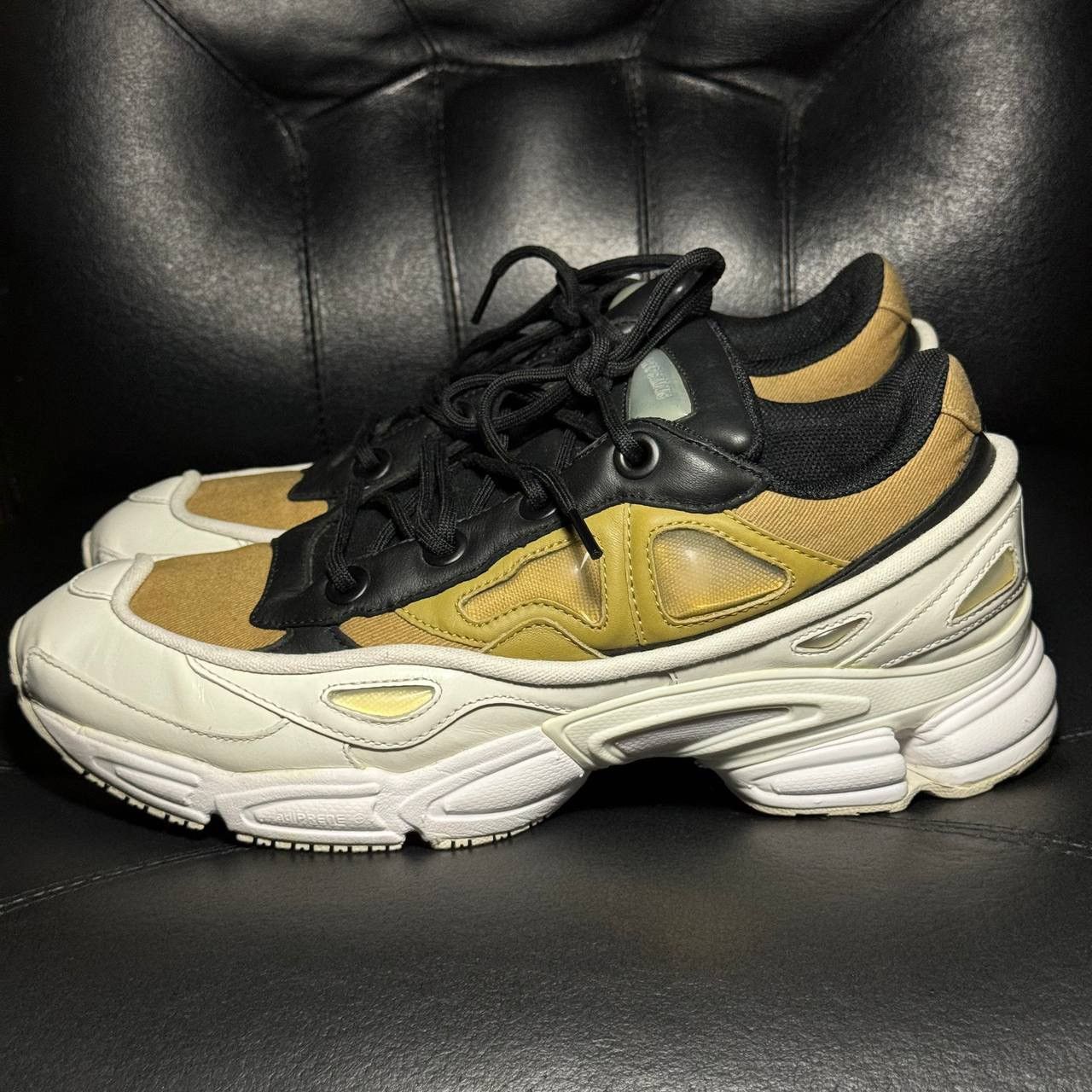 Raf Simons 10us Adidas Raf Simons Ozweego Cream white Khaki Size US 10 / EU 43 - 3 Thumbnail