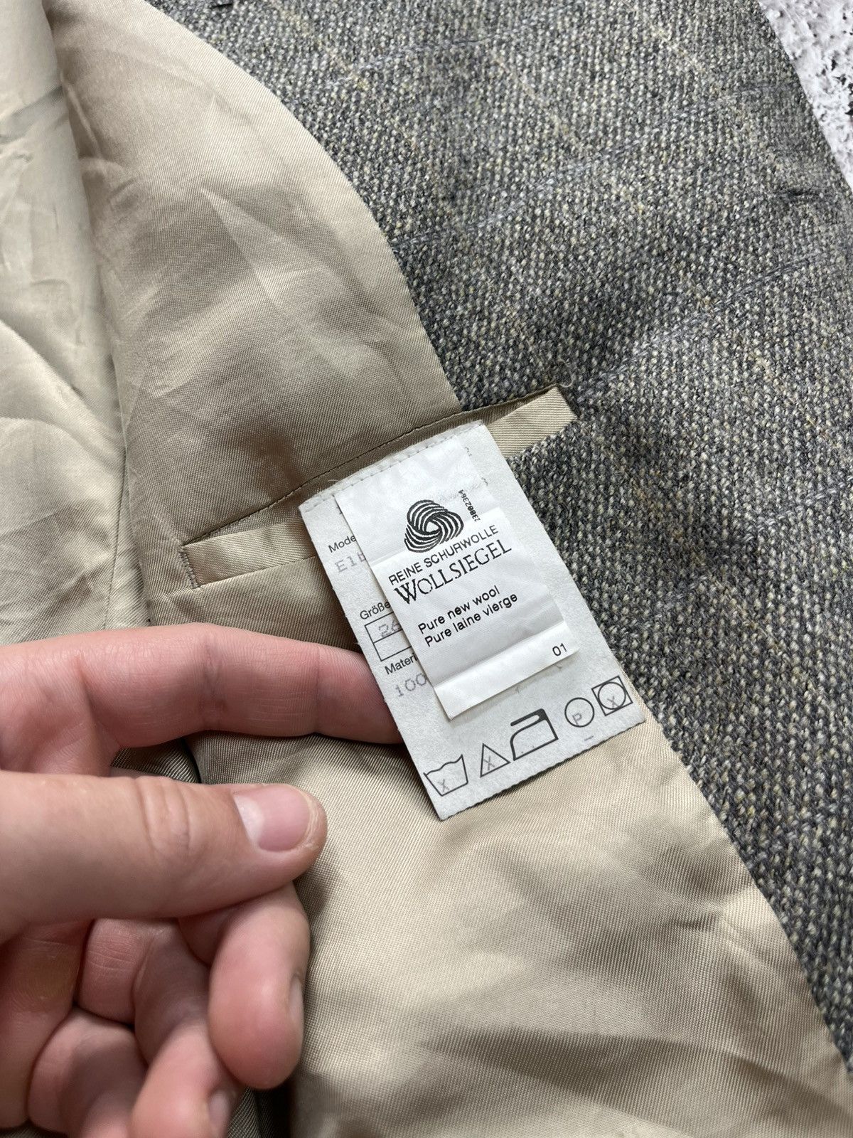 Other Vintage Atelier Torino Wool Blazer Gray Size 52 Jacket Size US L / EU 52-54 / 3 - 8 Thumbnail