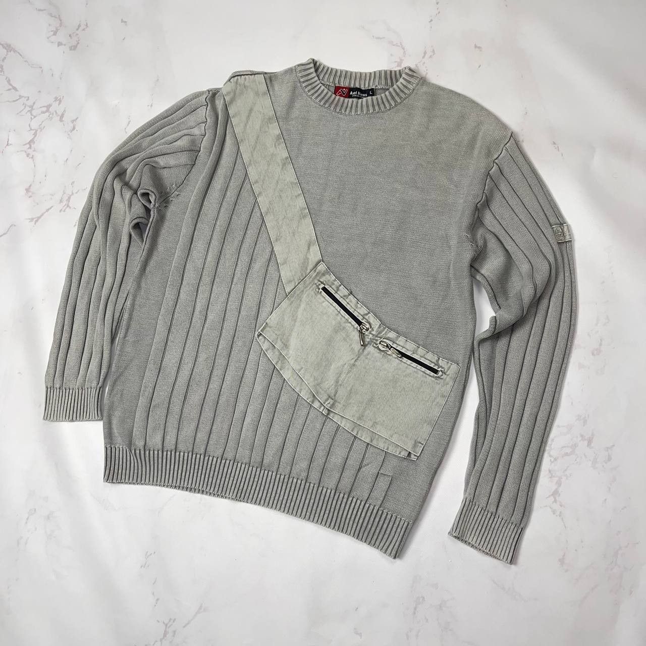 Vintage Streetwear × Vintage Avant Garde Axel News Vintage Sweater L Size US L / EU 52-54 / 3 - 3 Thumbnail