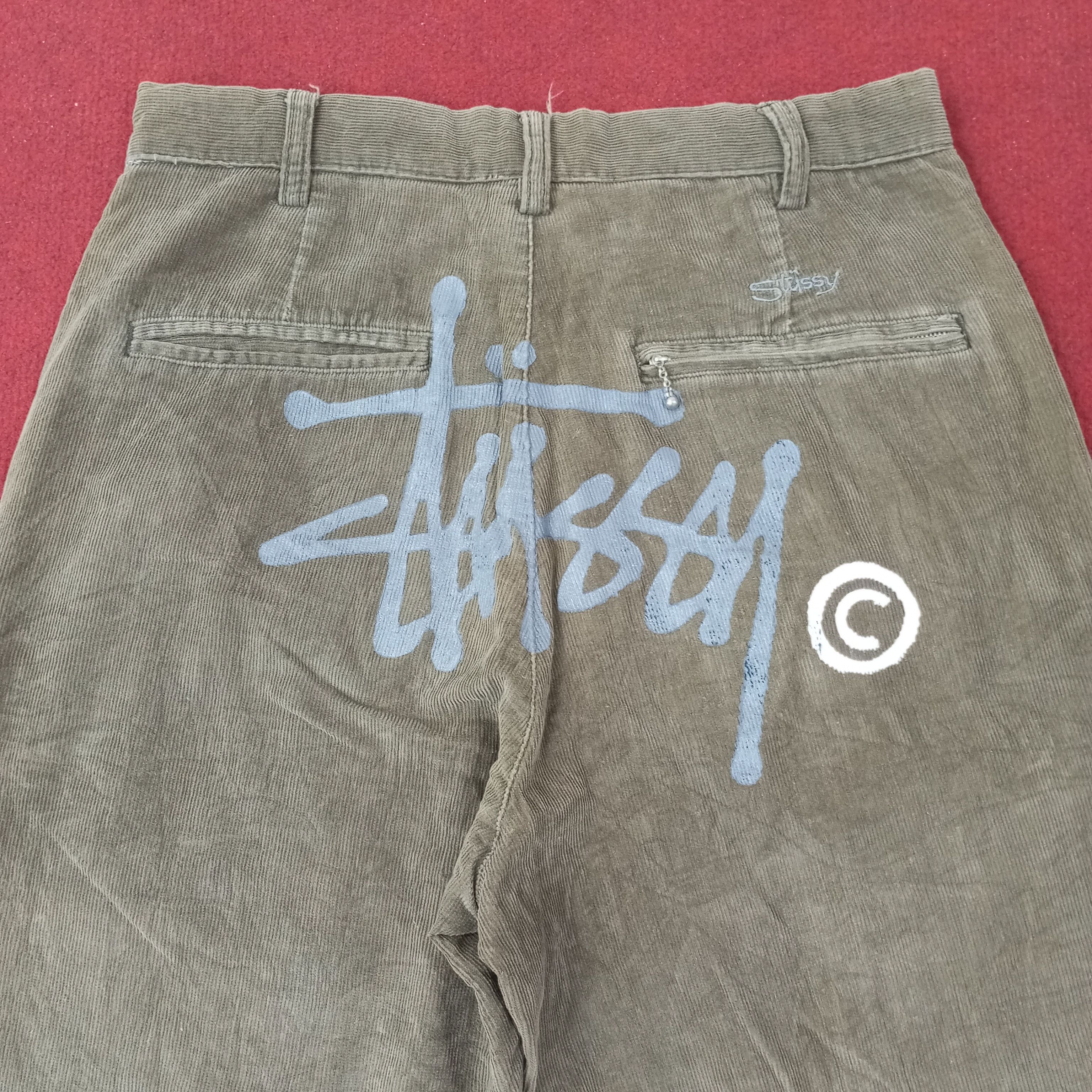 Stussy Stussy Streetwear Custom Art Corduroy Pants c228n25 Size US 29 - 2 Thumbnail