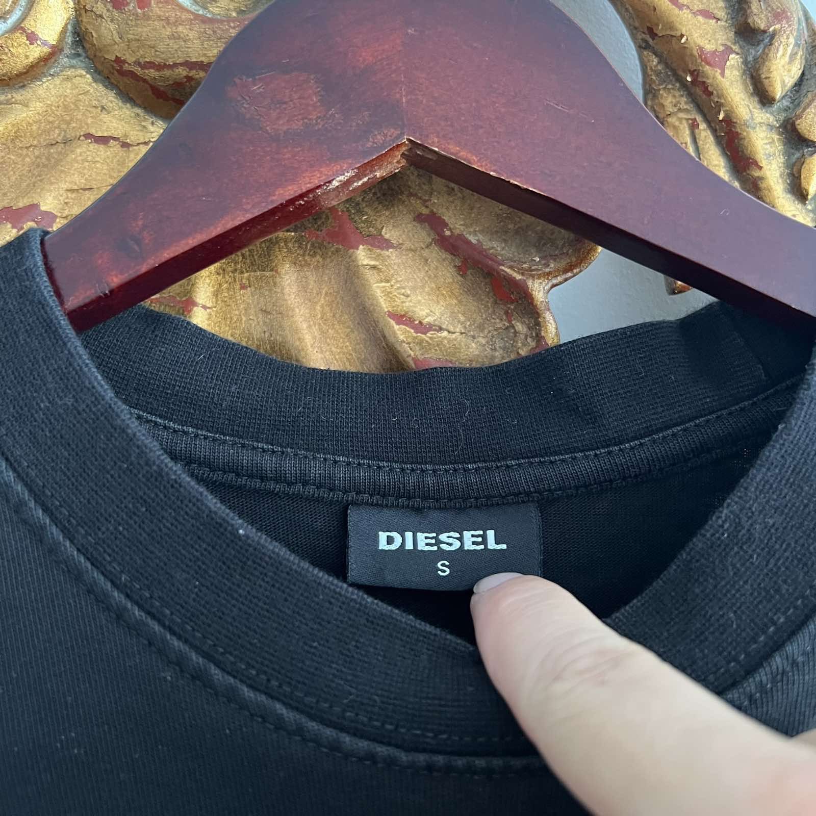 Diesel Diesel Black T-Shirt Sz S Size US S / EU 44-46 / 1 - 6 Thumbnail