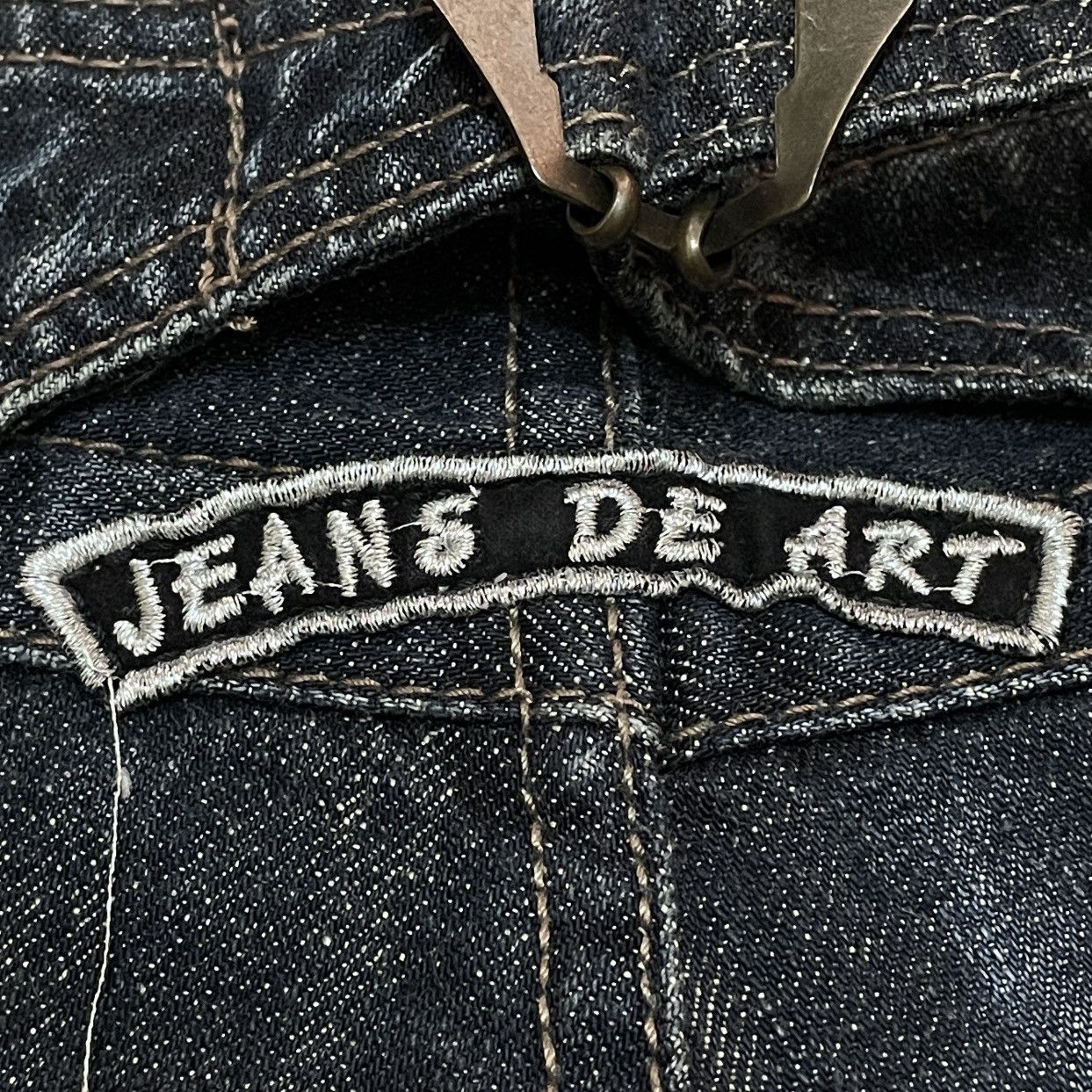 14th Addiction Rare Vintage Japanese Brand Jean De Art Baggy Jeans 1990s Size US 38 / EU 54 - 9 Thumbnail
