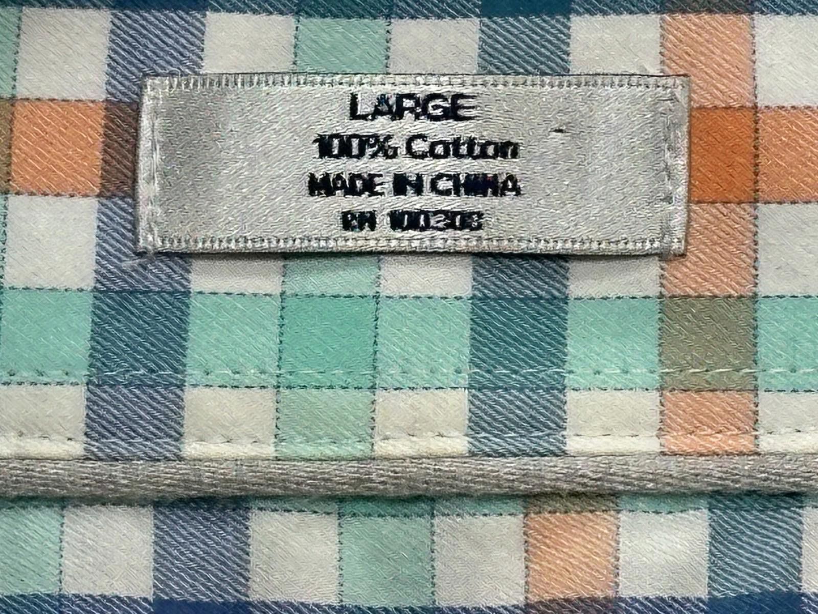 Peter Millar Peter Millar Checked 100% Cotton Button Up Multicolor Mens L Size US L / EU 52-54 / 3 - 8 Thumbnail