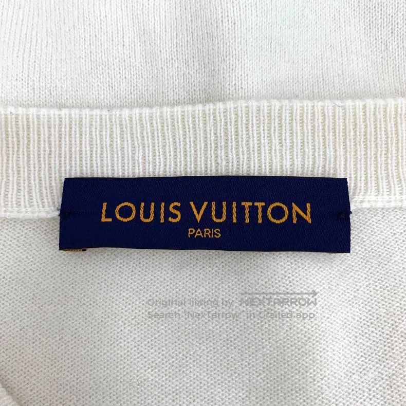 Louis Vuitton Louis Vuitton Nigo Signature 22 Off-White Cashmere Crew Ne Size US L / EU 52-54 / 3 - 5 Thumbnail