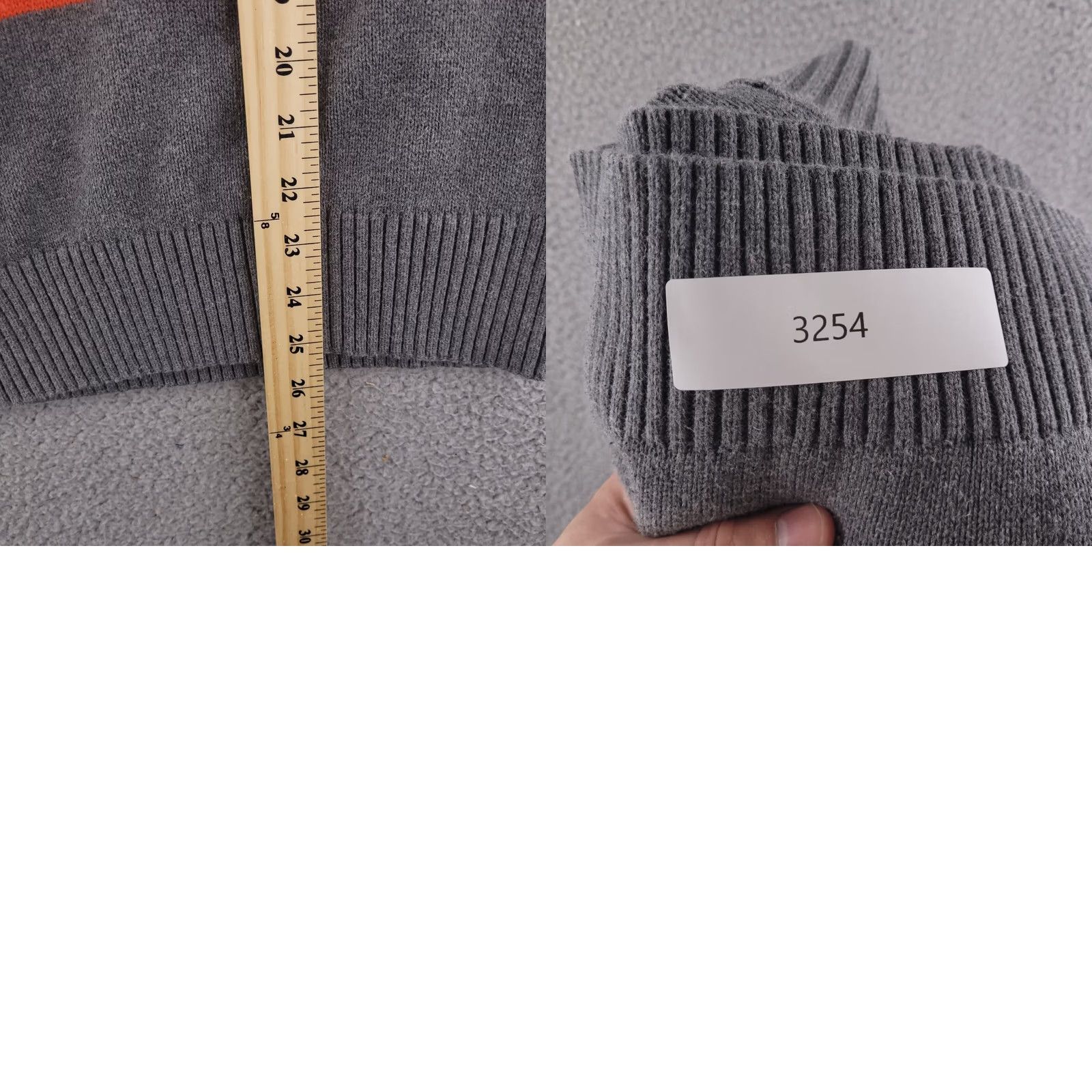 American Eagle Outfitters American Eagle Outfitters Sweatshirt? (Sweater) Knit Gray Orange Athletic Muscle Med? Size US M / EU 48-50 / 2 - 8 Thumbnail