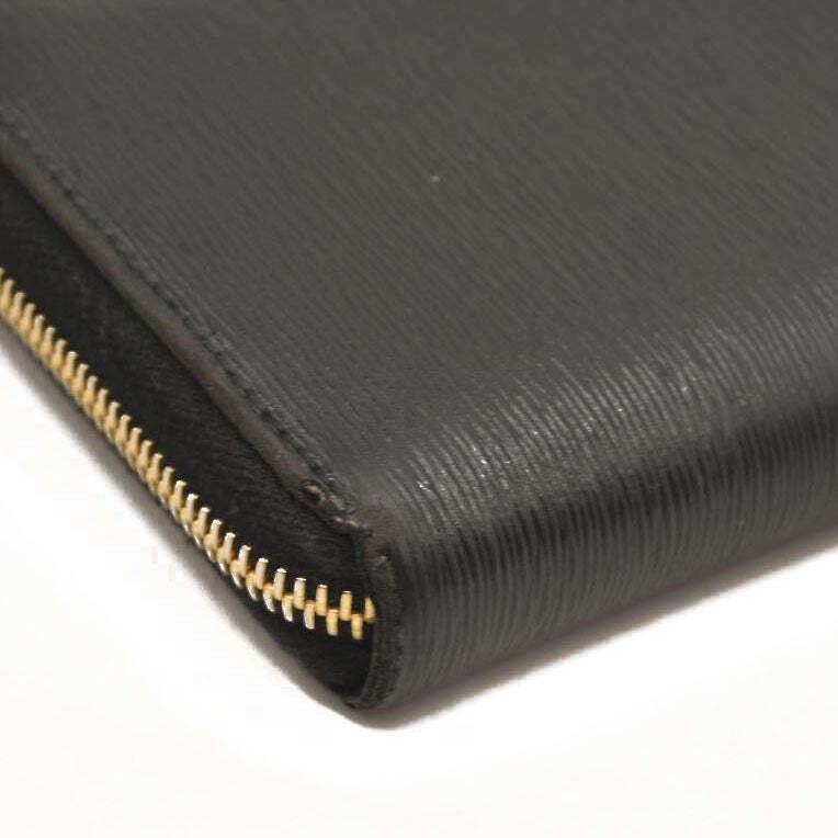 Prada Prada Saffiano Metal Zip Around Wallet Black Size ONE SIZE - 6 Thumbnail