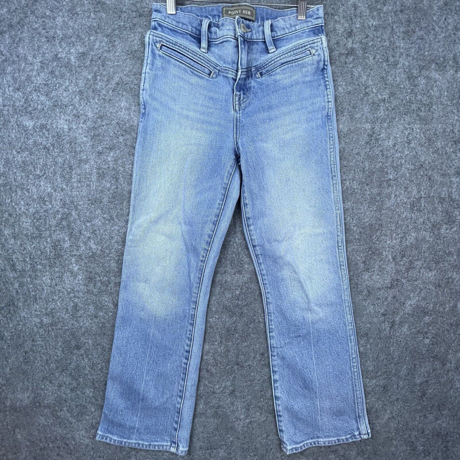 J.Crew Point Sur J Crew Jeans Womens 26 Straight Crop Slash Pockets Size 26" / US 2 / IT 38 - 1 Thumbnail
