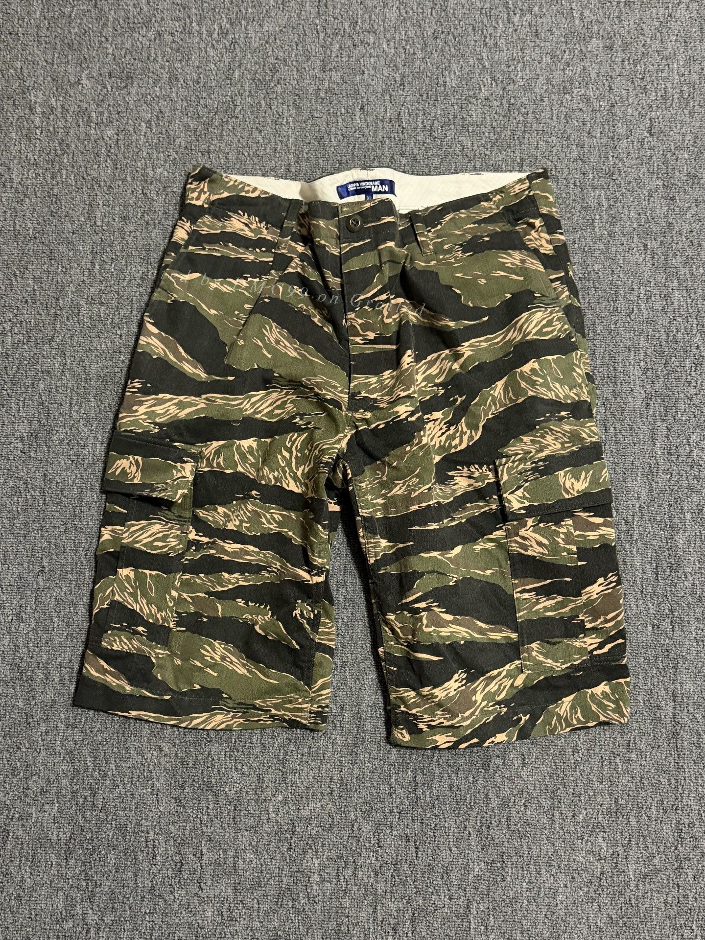 Junya Watanabe Junya Watanabe Tiger Stripe Cargo Shorts Size US 36 / EU 52 - 1 Thumbnail