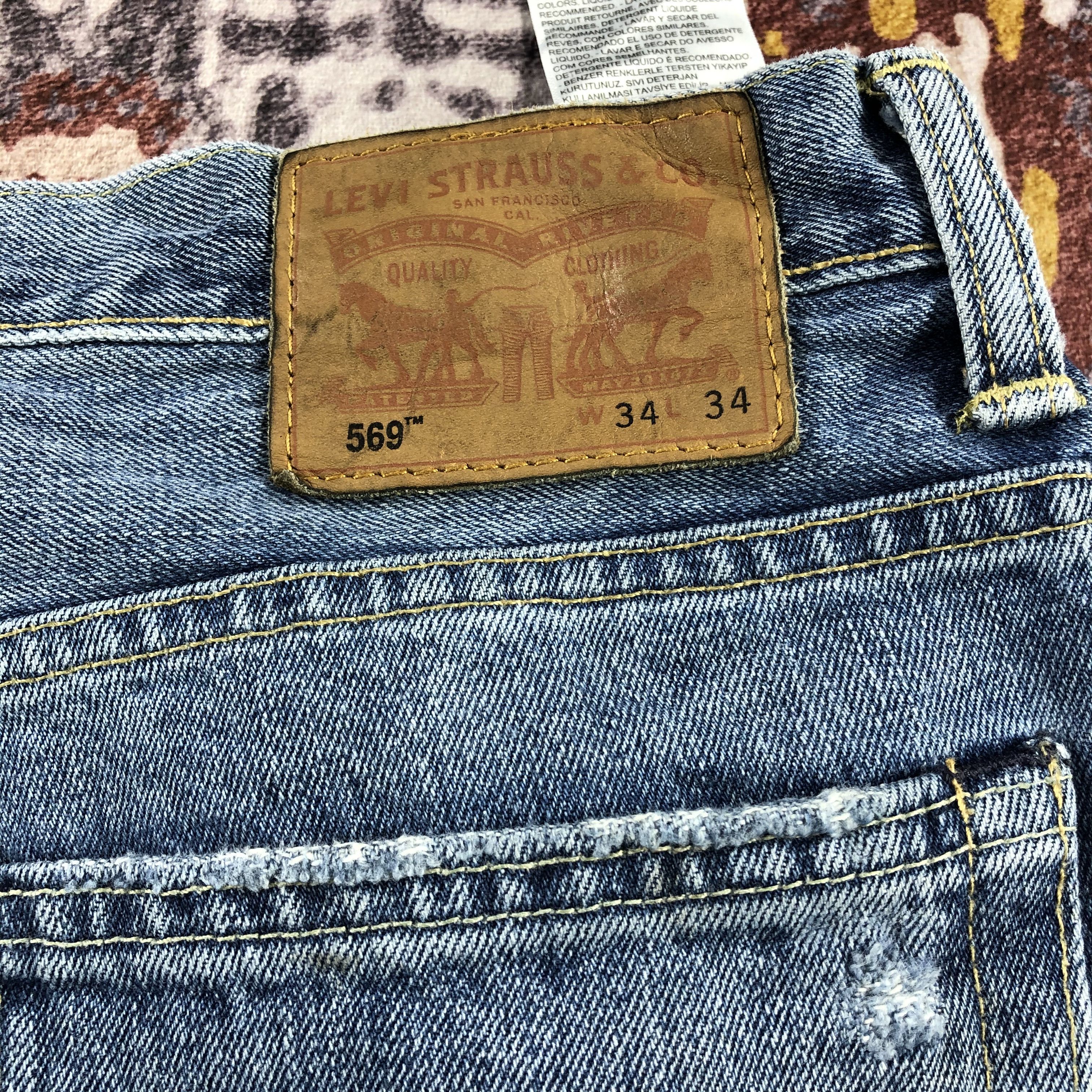Levi's × Vintage Vintage Blue Wash Levis 569 Jeans-JM2996 Size US 36 / EU 52 - 7 Thumbnail