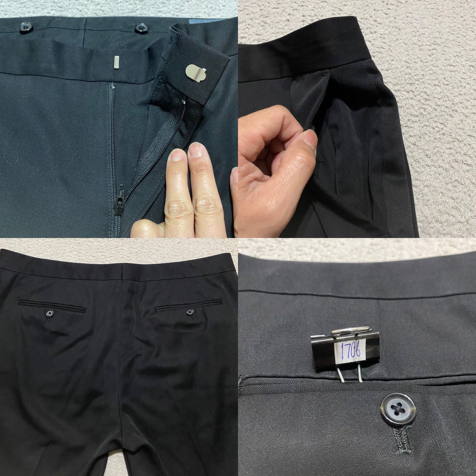 Bonobos Bonobos Dress Pants Mens Black Wool Flat Front Straight 100% Wool Pants Dress Pants Bonobos Mens Black Flat Front Straight 100% Wool Slas... Size US 38 / EU 54 - 8 Thumbnail