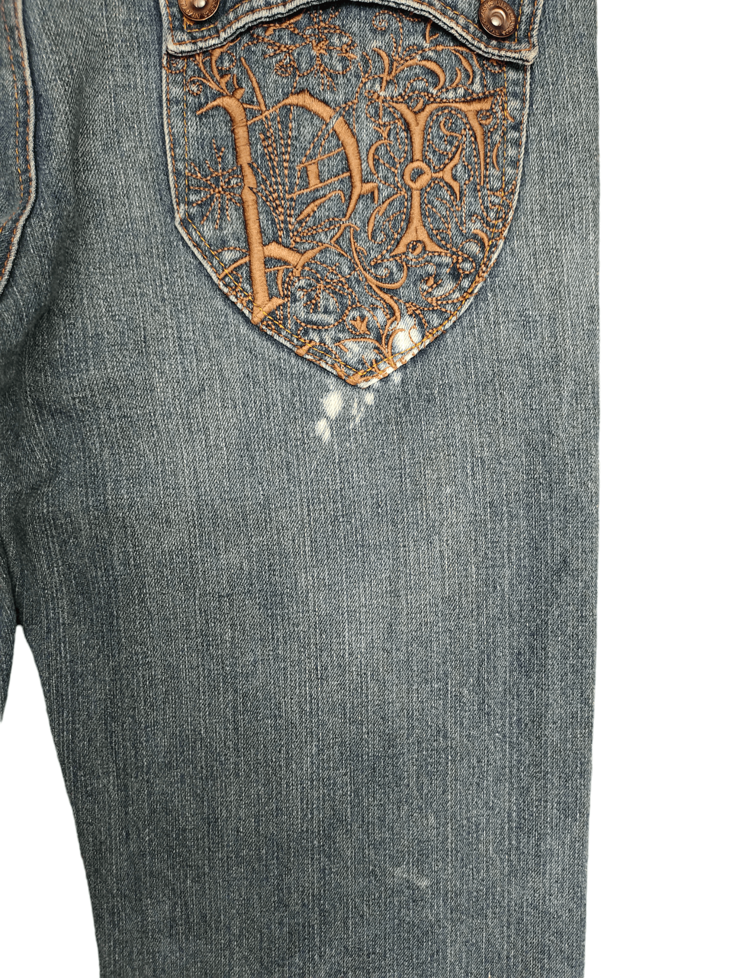 Phat Farm Baggy Jeans Phat Farm Distressed Wide Leg Denim Y2k Jnco Size US 37 - 7 Thumbnail