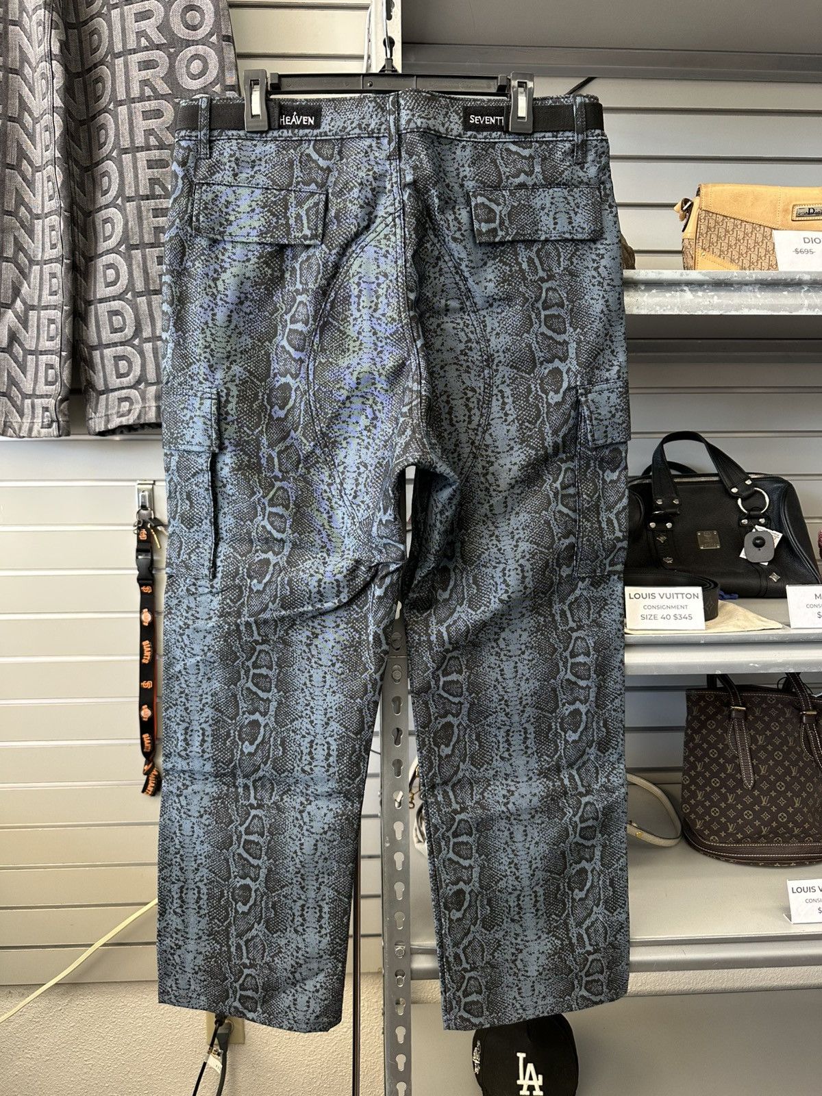 Seventh Heaven SEVENTH HEAVEN SNAKESKIN CARGO PANTS Size US 34 / EU 50 - 2 Thumbnail