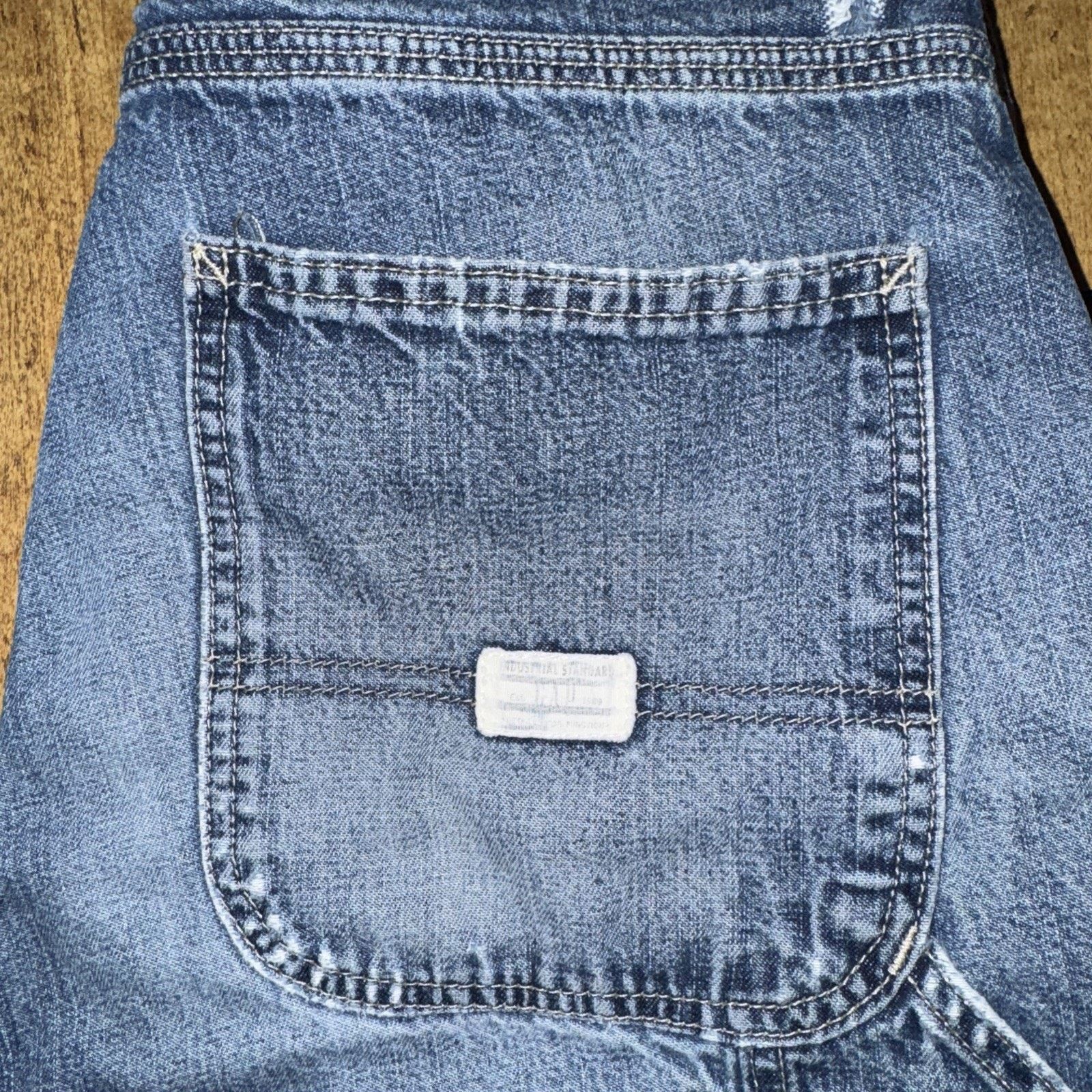 Gap × Vintage Vintage Y2K GAP Carpenter Pants Blue 30x27 Size US 30 / EU 46 - 2 Thumbnail