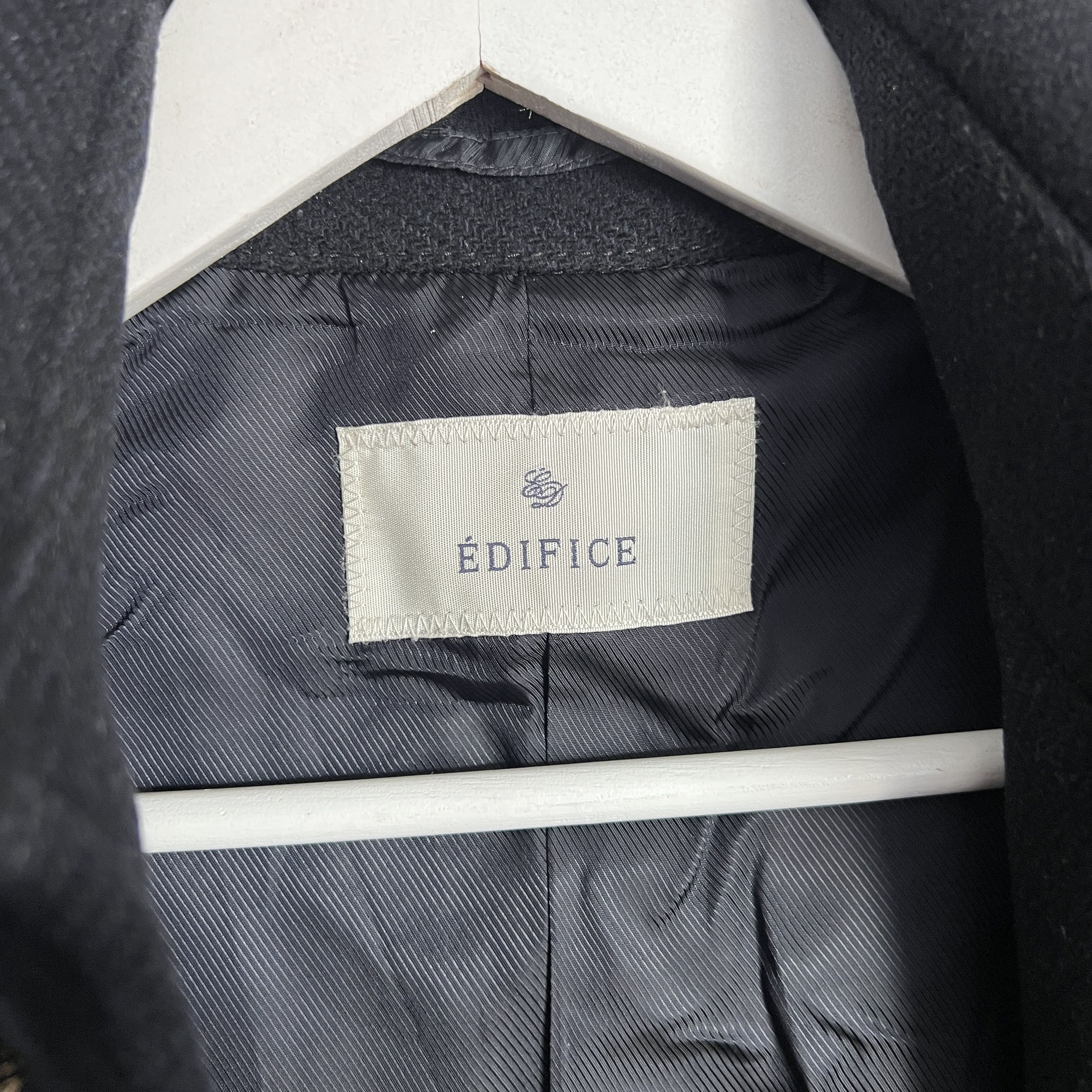 Edifice Japan × Japanese Brand RARE Men's EDIFICE Wool Casual Button Coat Size 46 Size US S / EU 44-46 / 1 - 10 Thumbnail