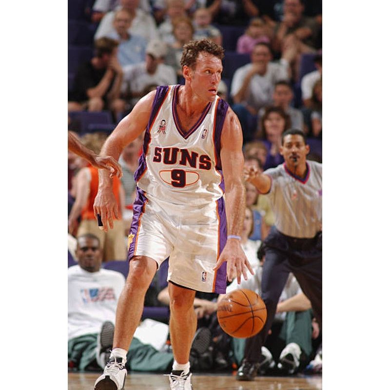 Champion × NBA MAJERLE 9 Phoenix Suns 2001 CHAMPION jersey 44 white NBA vtg Size US XL / EU 56 / 4 - 12 Thumbnail