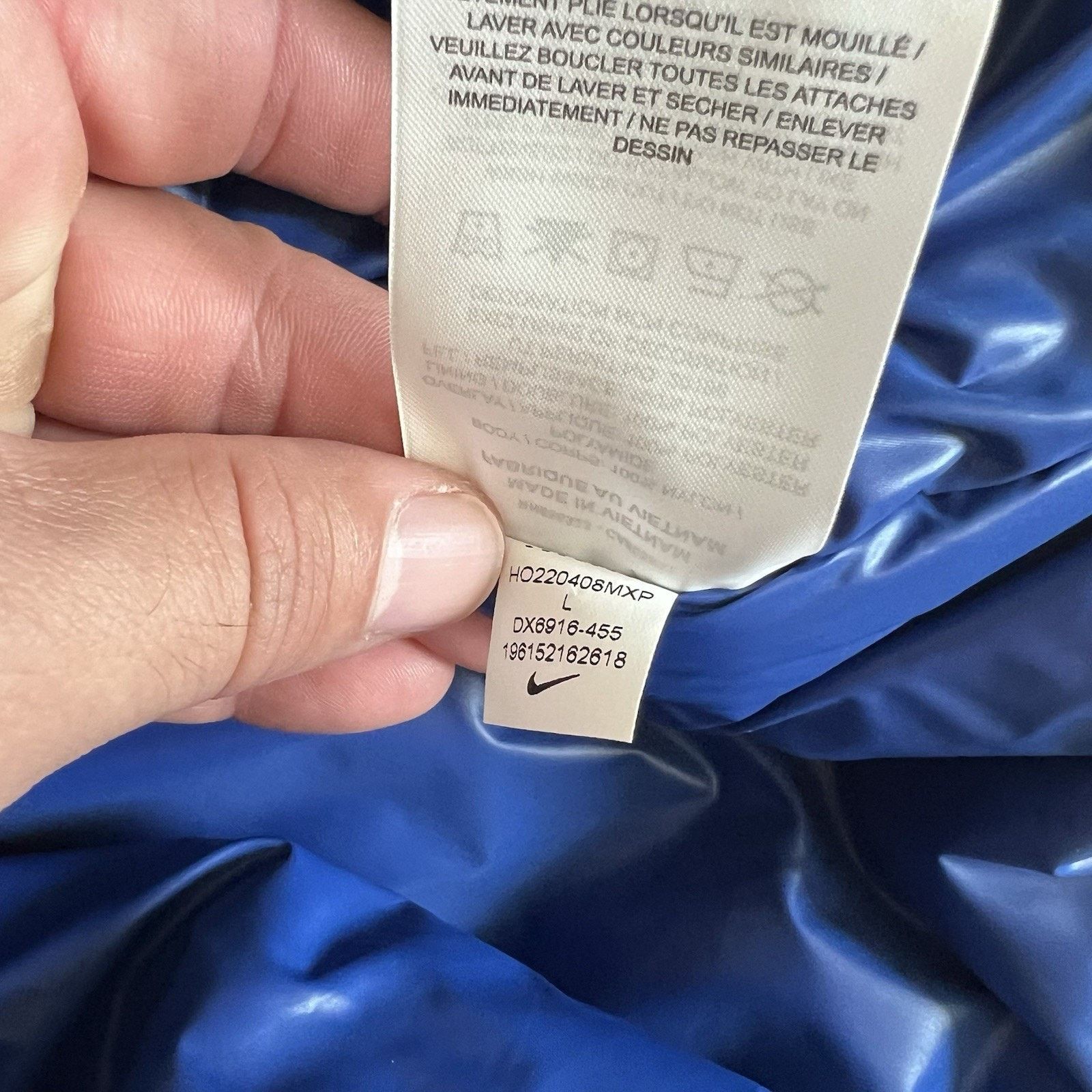 Nike Nike x AMBUSH Football Jacket Deep Royal Blue Size US L / EU 52-54 / 3 - 12 Thumbnail
