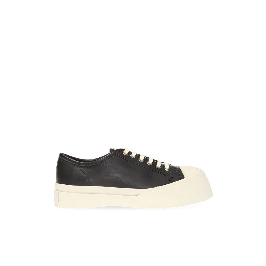 Marni MARNI Pablo Platform Black Leather Sneakers New & Authentic Size US 10 / IT 40 - 1 Thumbnail