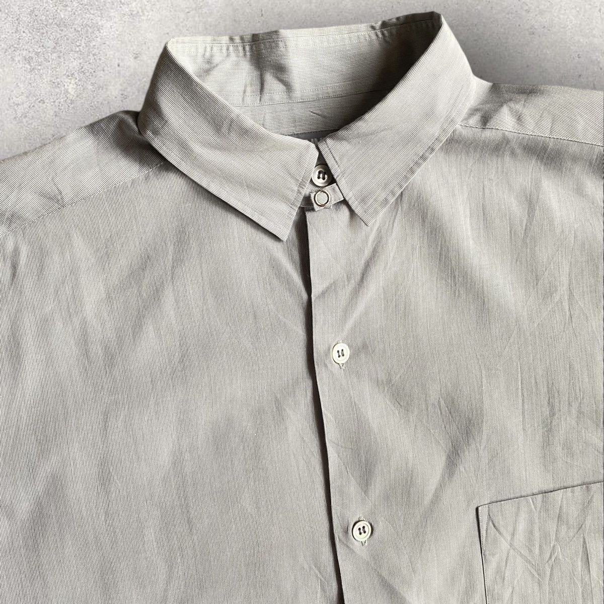Comme des Garcons Vintage 80’s Micro Stripe Oversize Shirt Size US M / EU 48-50 / 2 - 1 Thumbnail