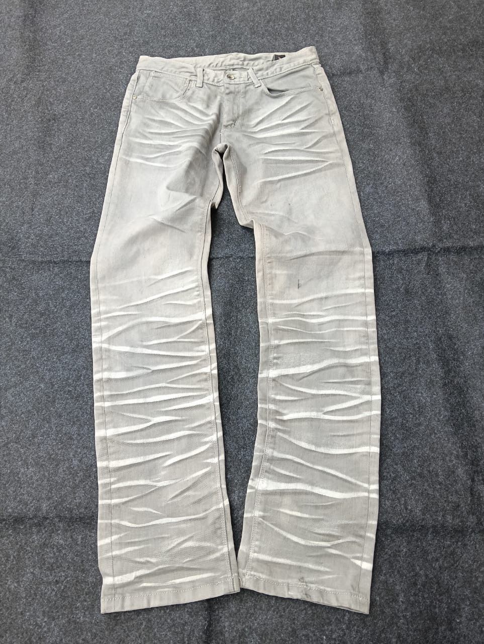 semanticdesign Hot🔥 Semantic Design Grey Distressed Wrinkle - Effect jeans Size US 29 - 1 Thumbnail