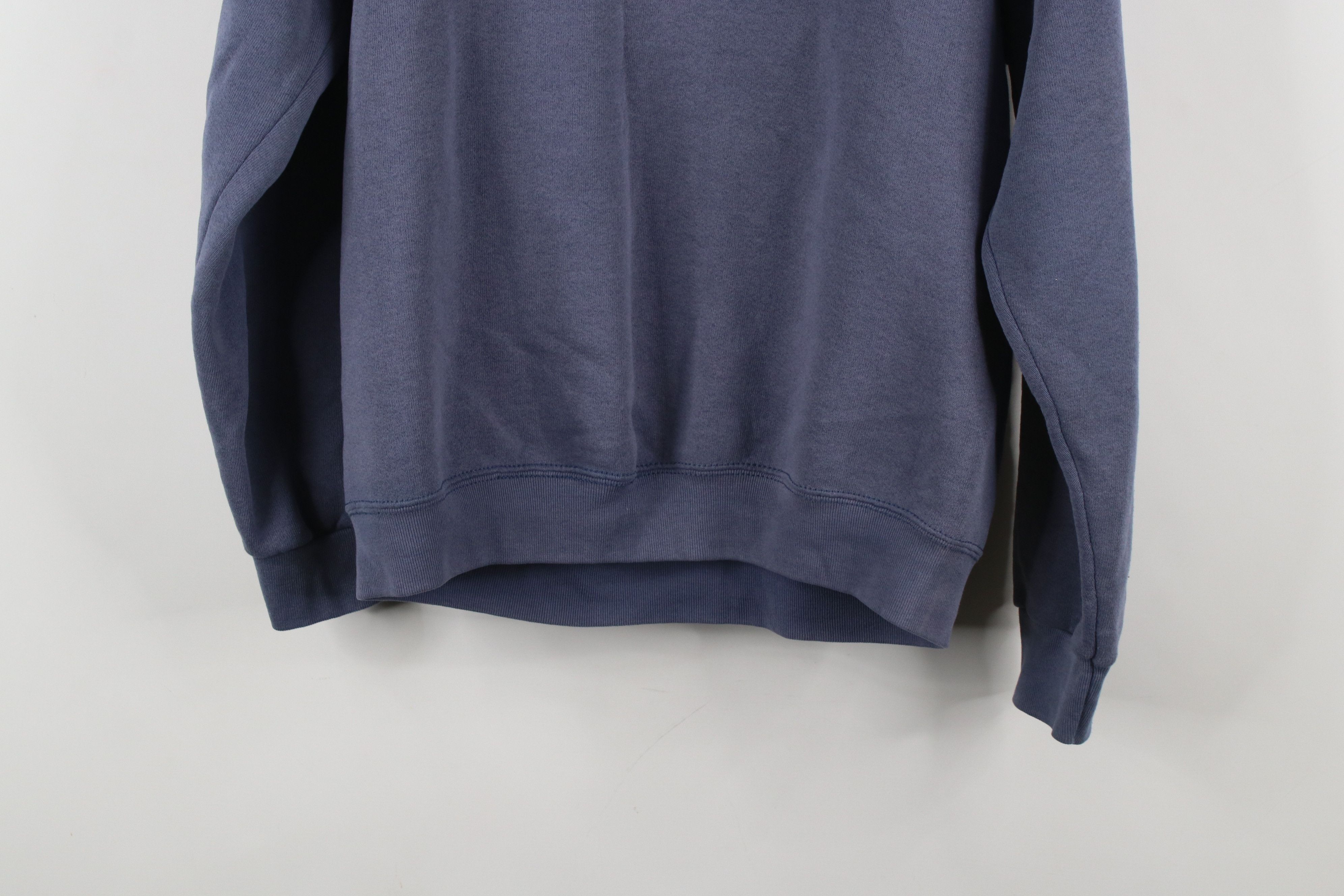 Vintage Vintage 90s Old Navy Spell Out Crewneck Sweatshirt Blue Size M / US 6-8 / IT 42-44 - 11 Thumbnail