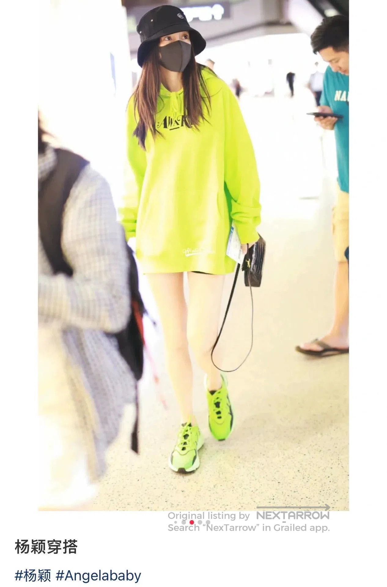 Balenciaga balenciaga neon yellow logo hoodie unisex. Size US M / EU 48-50 / 2 - 8 Thumbnail
