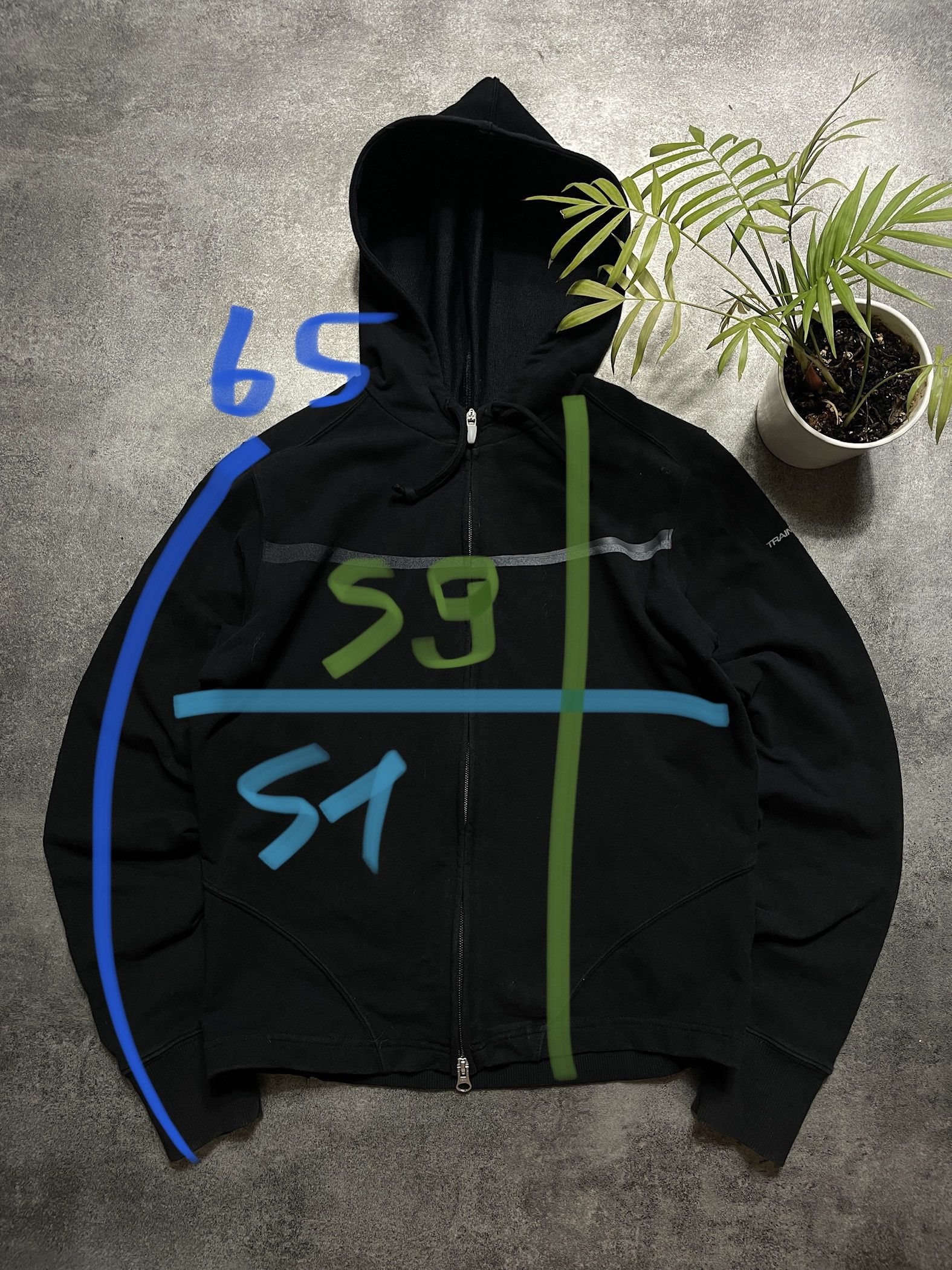 Nike ❗️RARE❗️Nike Vintage Y2K Training Hoodie Thin Swoosh Size L / US 10 / IT 46 - 8 Thumbnail
