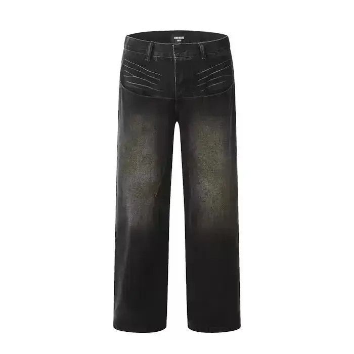 Japanese Brand Vintage loose fitting straight leg jeans Size US 32 / EU 48 - 6 Thumbnail