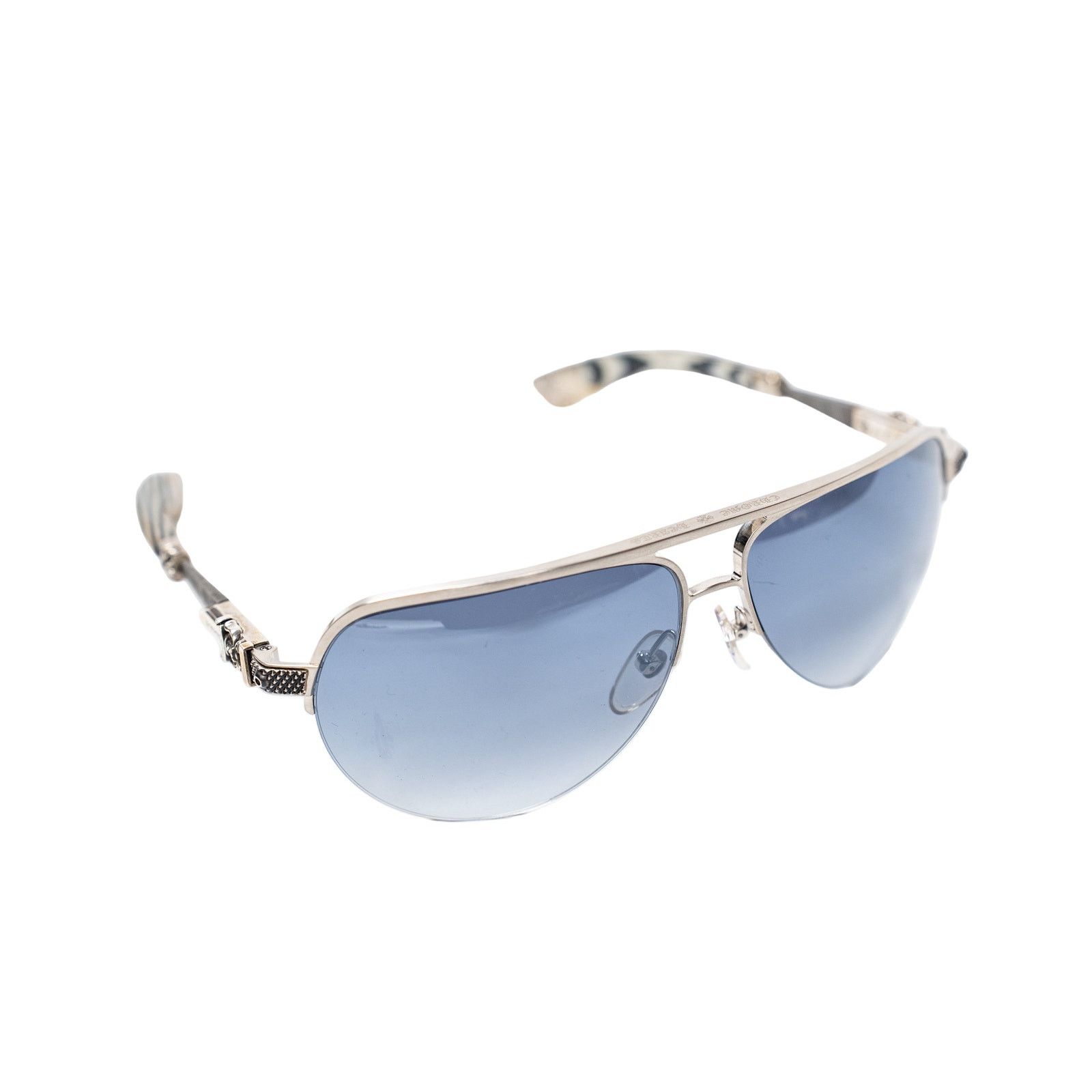 Chrome Hearts Blade Hummer I Silver Sunglasses Size ONE SIZE - 5 Thumbnail