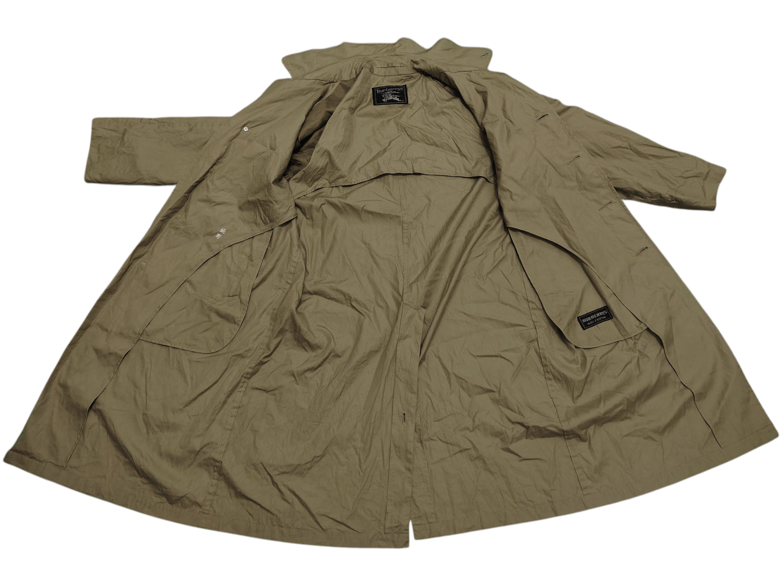 Burberry Vintage BURBERRYS Overcoat Size US L / EU 52-54 / 3 - 3 Thumbnail