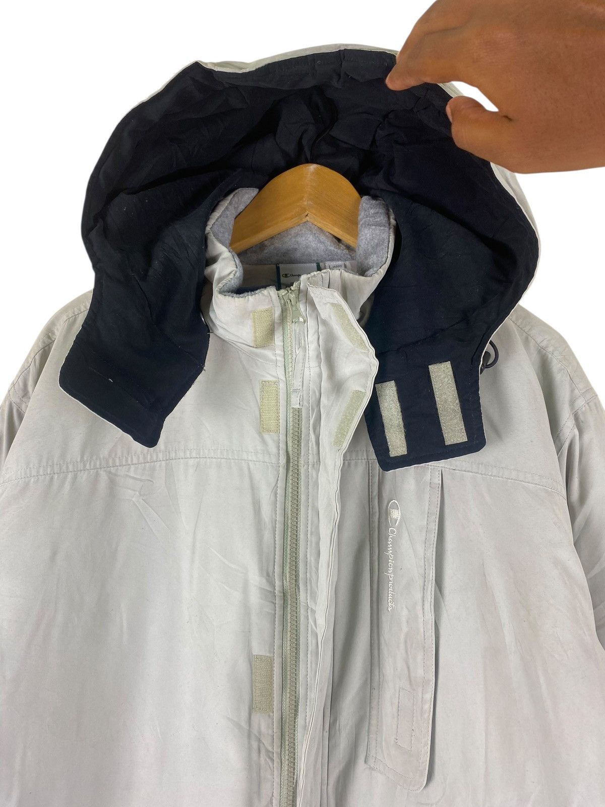 Champion × Vintage Vintage Champion Puffer Down Jacket Size US L / EU 52-54 / 3 - 12 Thumbnail
