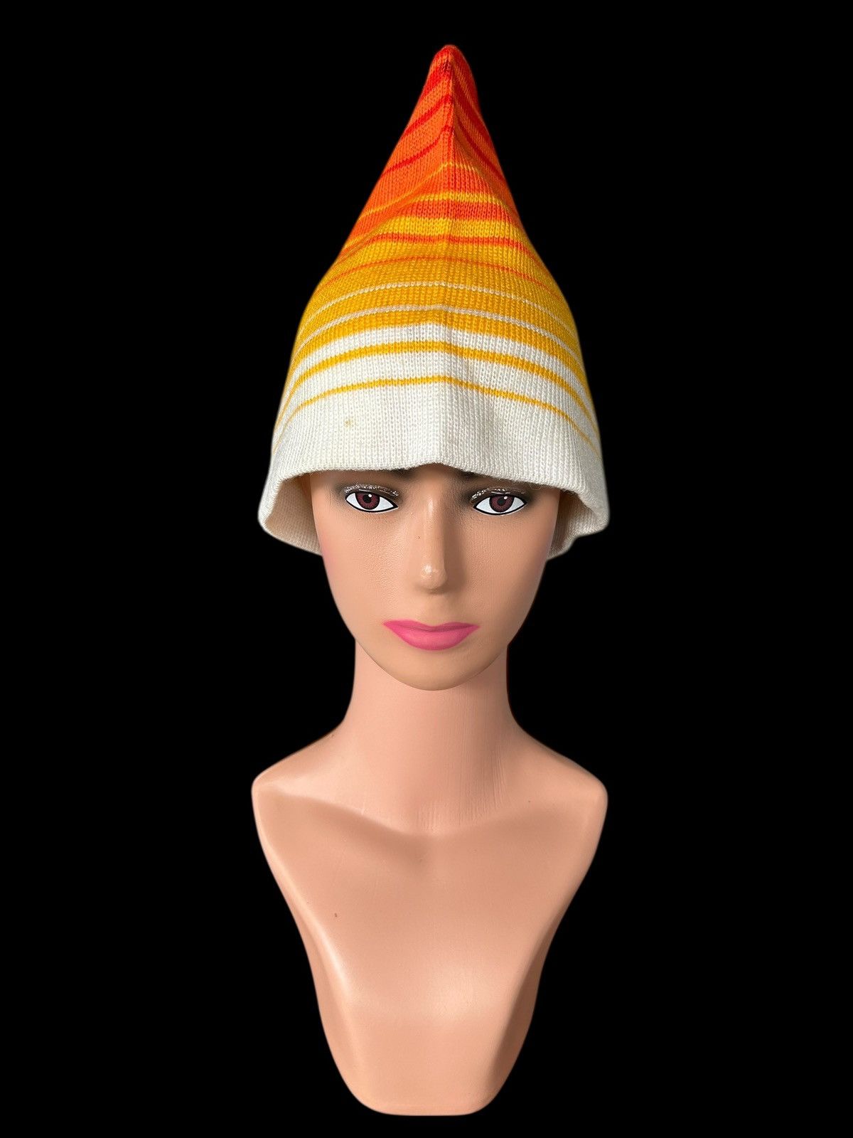 Japanese Brand Vintage Mohawk style Japanese Beanie Hats Size ONE SIZE - 4 Thumbnail