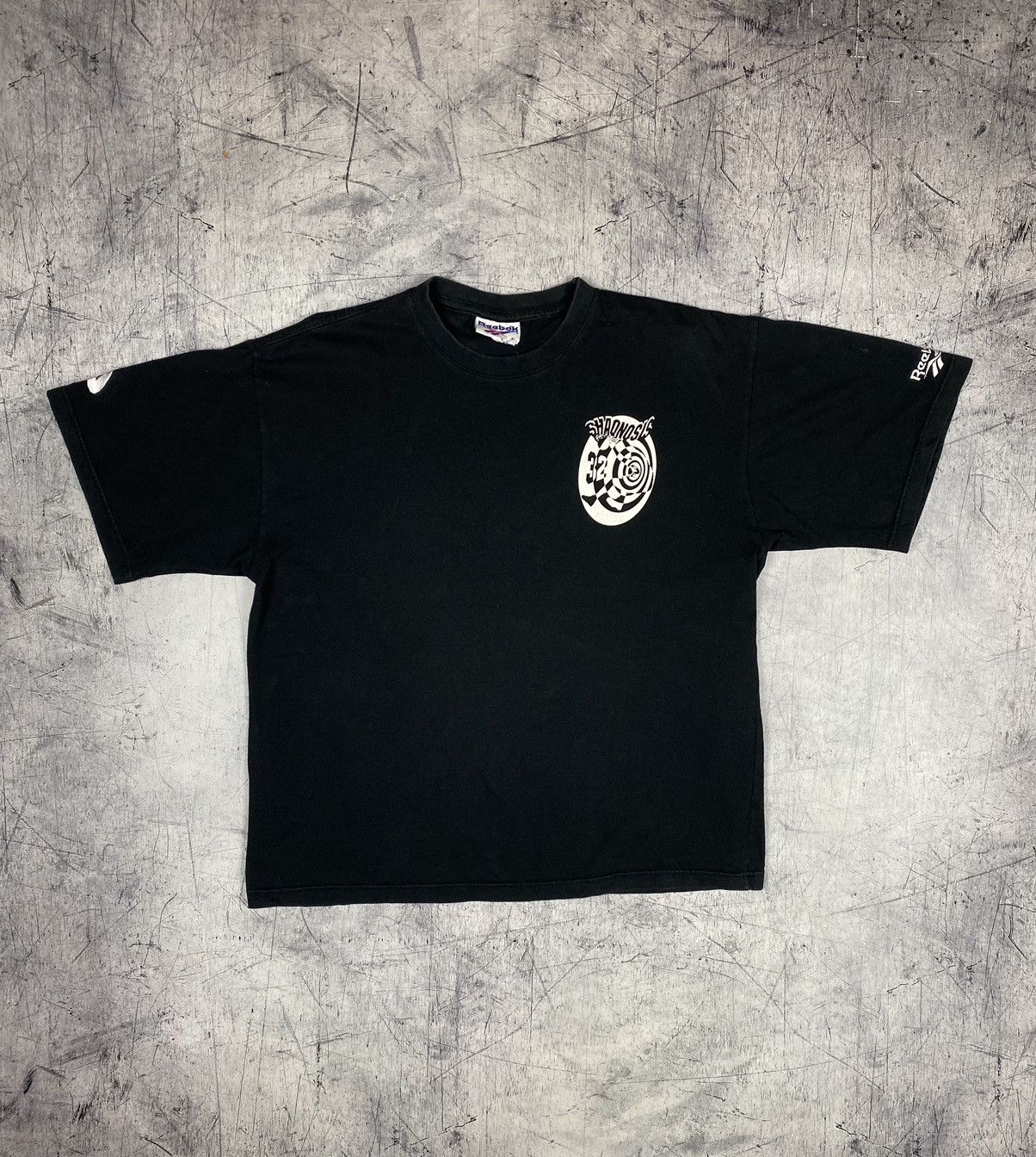 Rare Vintage 90s Reebok x Shaonosis NBA Basketball Tee y2k