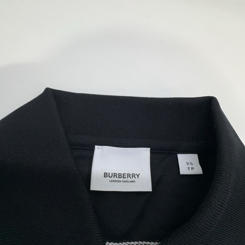 Burberry Burberry Black Short Sleeve Polo Shirt 0079 Size US XS / EU 42 / 0 - 1 Thumbnail