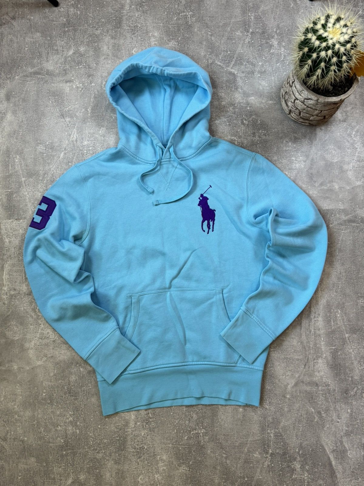 Vintage POLO RALPH LAUREN VINTAGE HOODIE #3 BIG PONY Size US S / EU 44-46 / 1 - 1 Thumbnail
