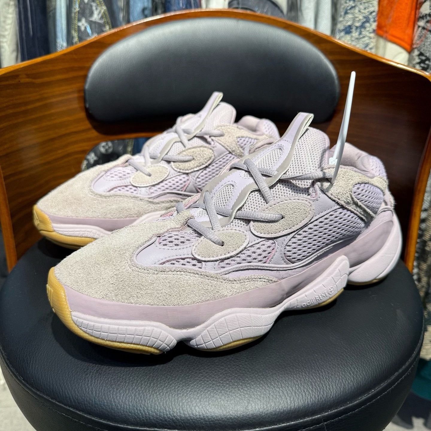 Adidas Adidas YEEZY500 Purple Lowtop Sneakers 44.5 Men Size US 11 / EU 44 - 1 Thumbnail