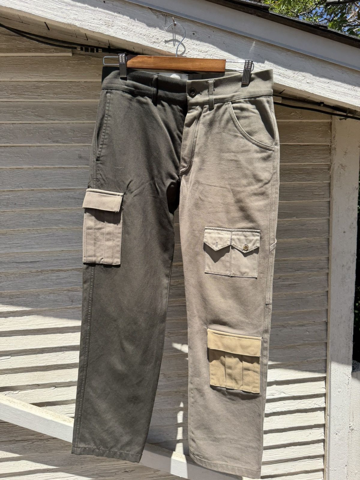 Gosha Rubchinskiy Gosha Rubchinskiy SS18 Split Work Trousers Size US 32 / EU 48 - 1 Thumbnail