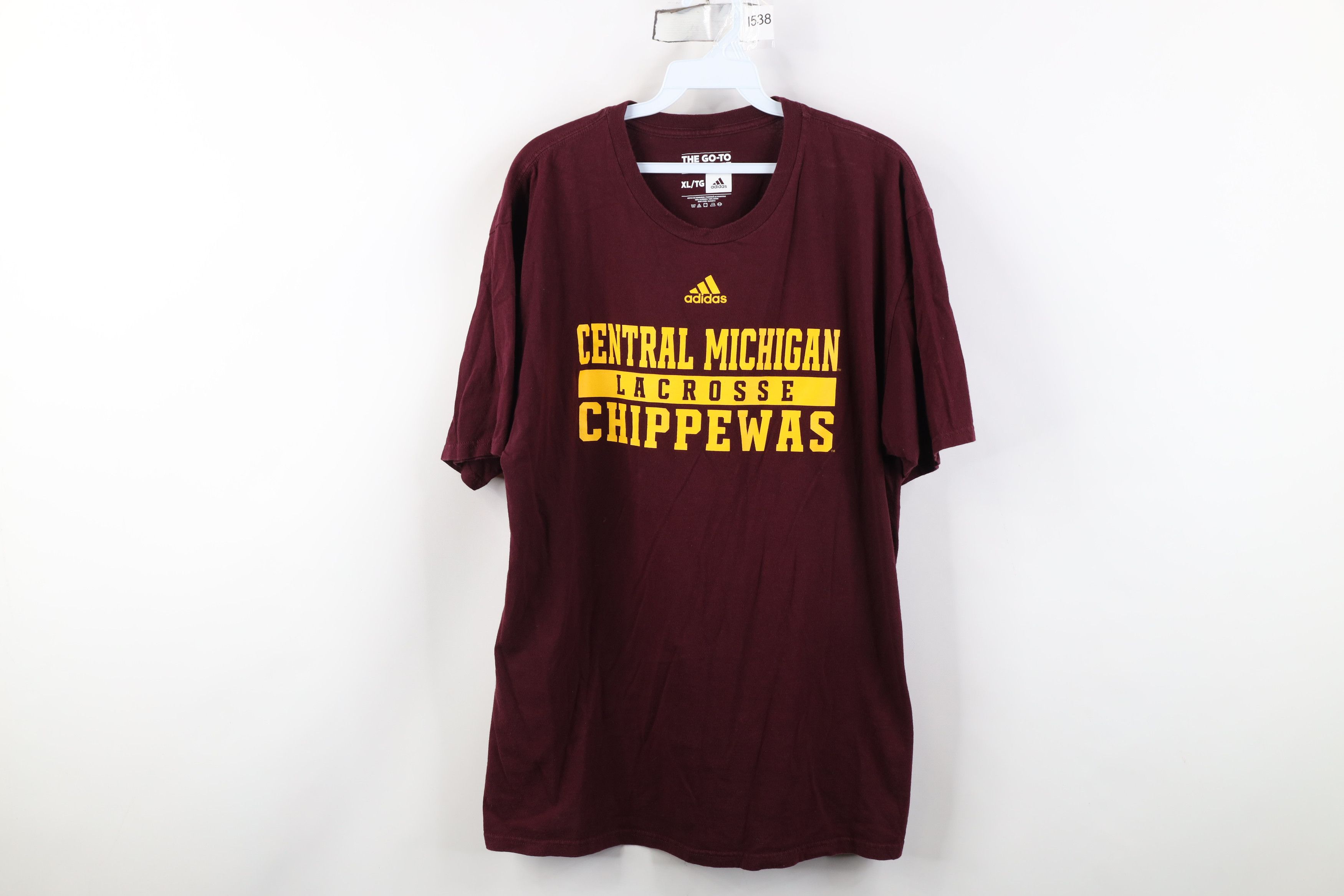 Adidas Adidas Central Michigan University Lacrosse T-Shirt Cotton Size US XL / EU 56 / 4 - 1 Thumbnail
