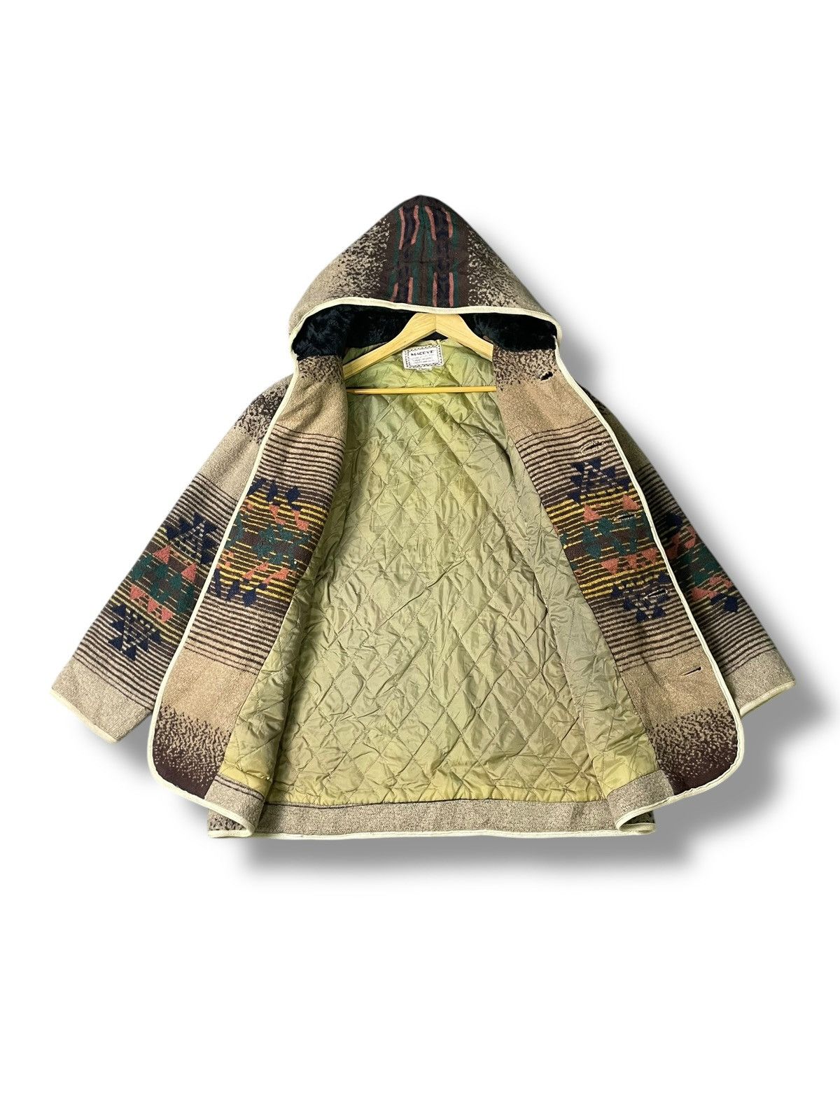 Designer × Japanese Brand Maceye x Native American Design Wool Hooded Jacket (34) Size US L / EU 52-54 / 3 - 2 Thumbnail