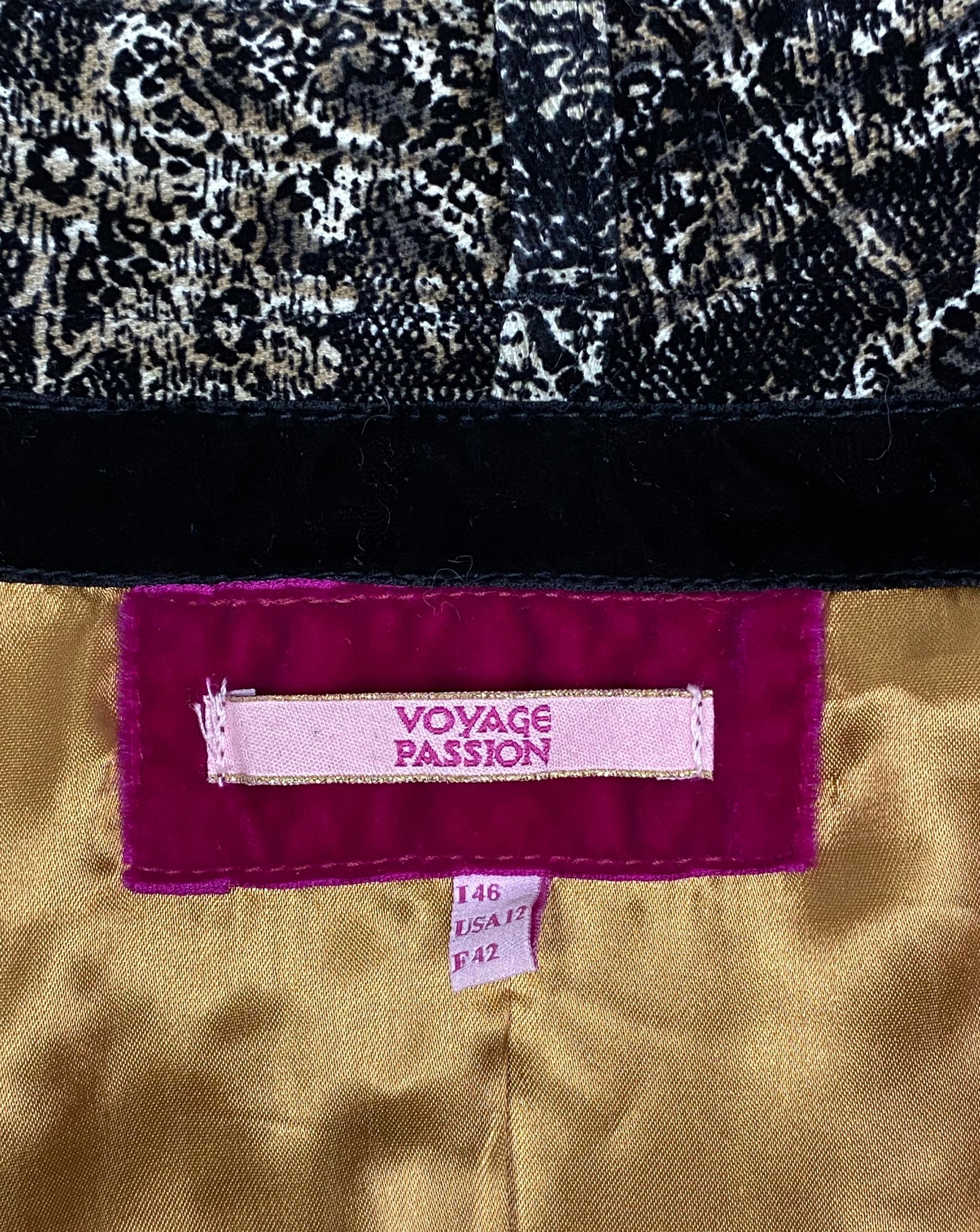 Vintage × Voyage Voyage Passion Vintage Jacket decorated velvet pants style Size L / US 10 / IT 46 - 14 Thumbnail