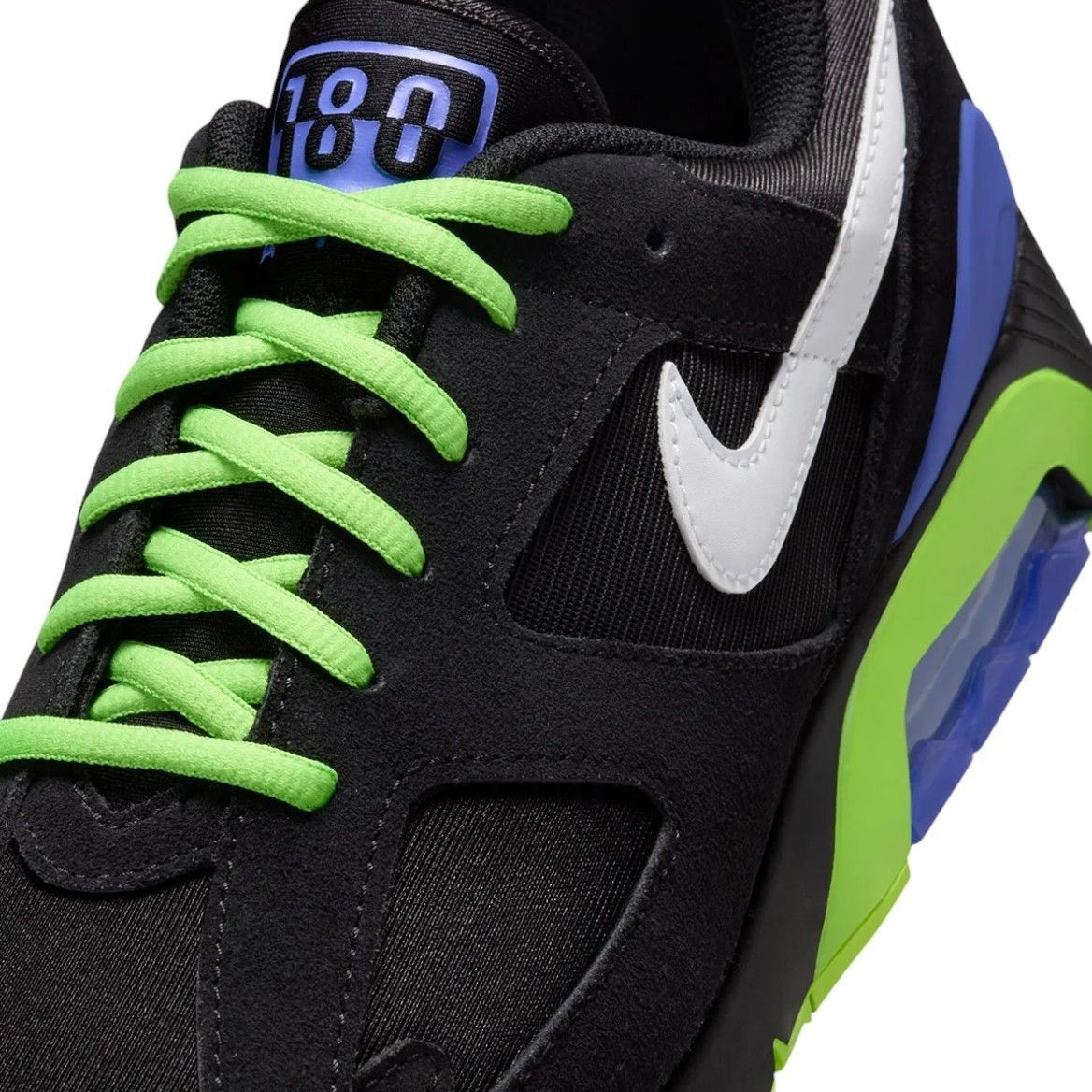 Nike Nike Air Max 180 QS Gotham “Joker” FZ3058-001 Black/White Me Size US 10.5 / EU 43-44 - 10 Thumbnail