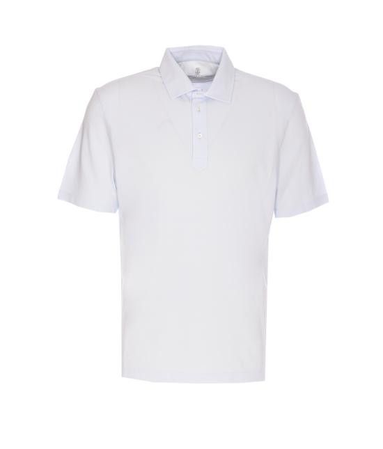 Brunello Cucinelli BRUNELLO CUCINELLI Men Polo Shirts ME8543936 C2387 Blue Size US XS / EU 42 / 0 - 1 Thumbnail