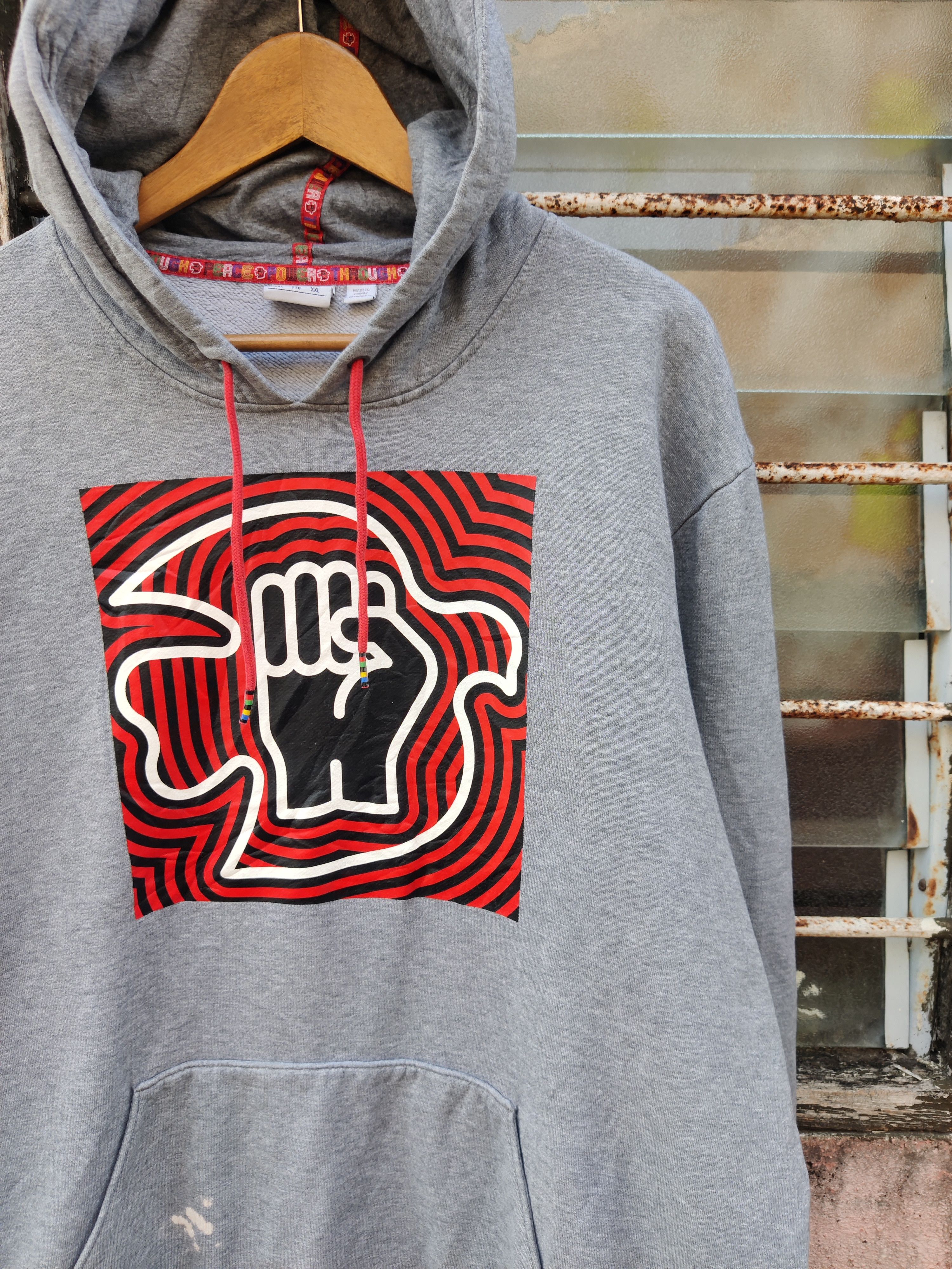 Puma Vintage Puma x Power Through Limited Peace Hoodie Size US XL / EU 56 / 4 - 3 Thumbnail